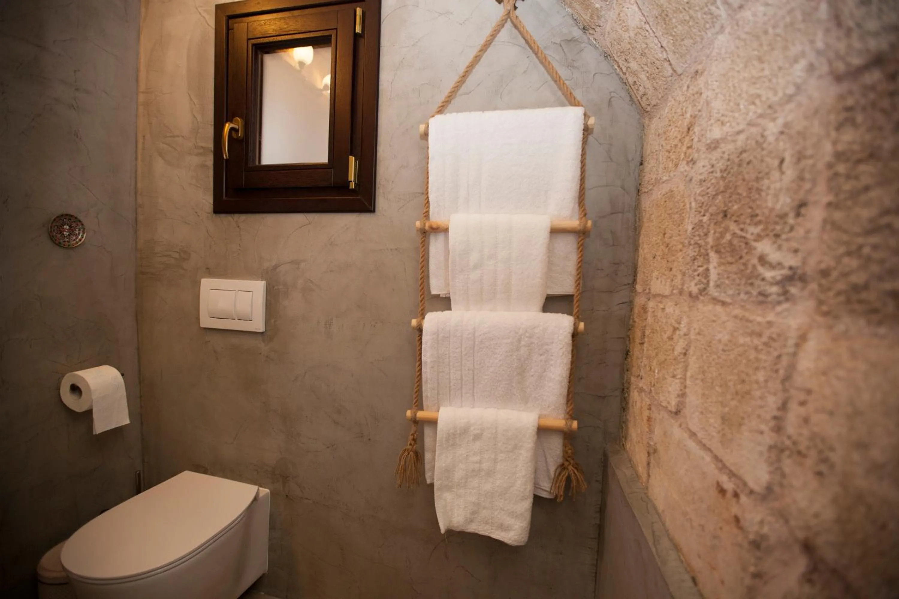 Bathroom in Porolithos Boutique Hotel