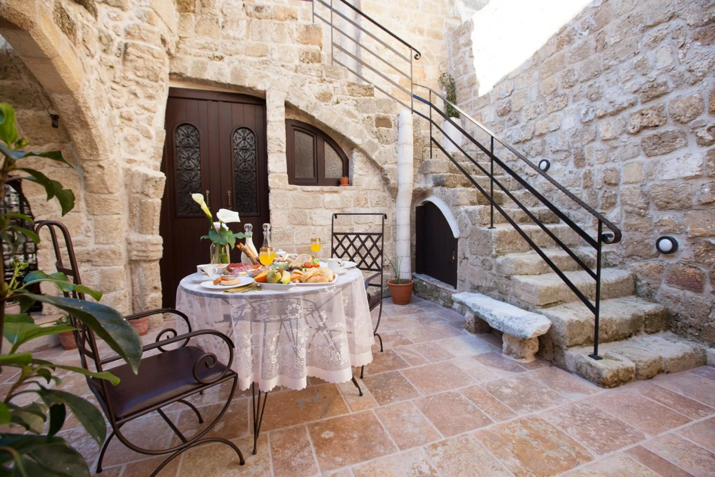 Facade/entrance in Porolithos Boutique Hotel