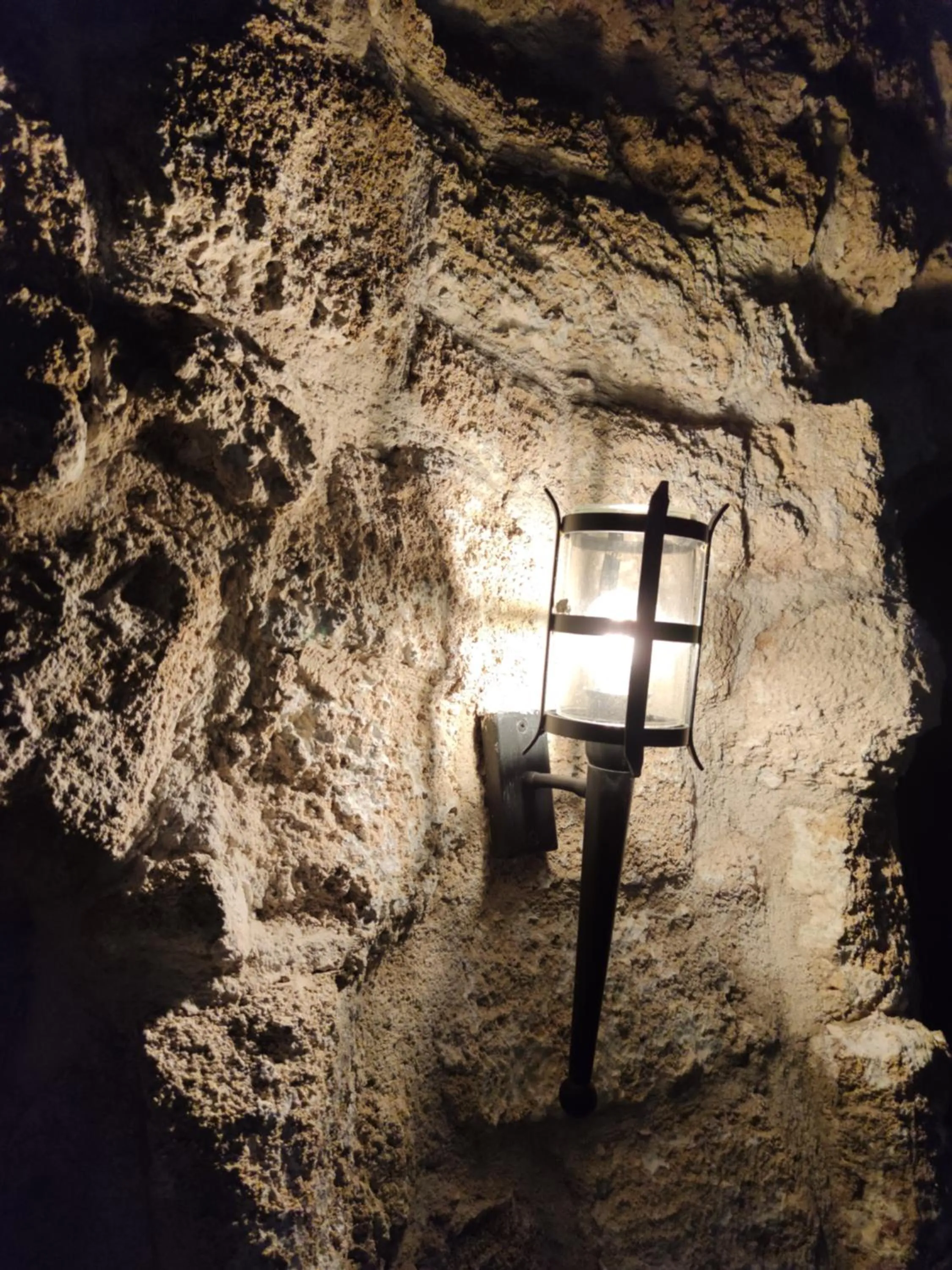 Inner courtyard view in Porolithos Boutique Hotel