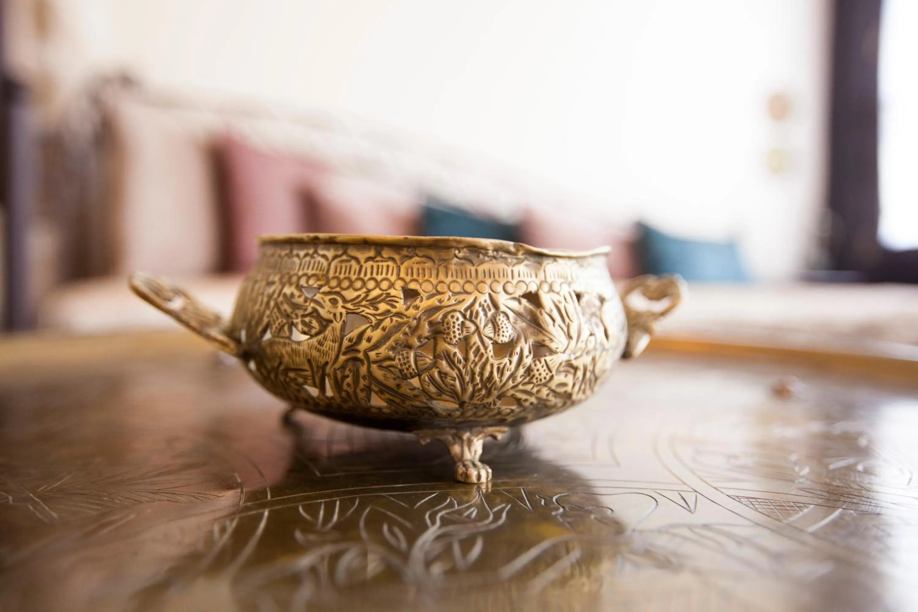 Decorative detail in Porolithos Boutique Hotel