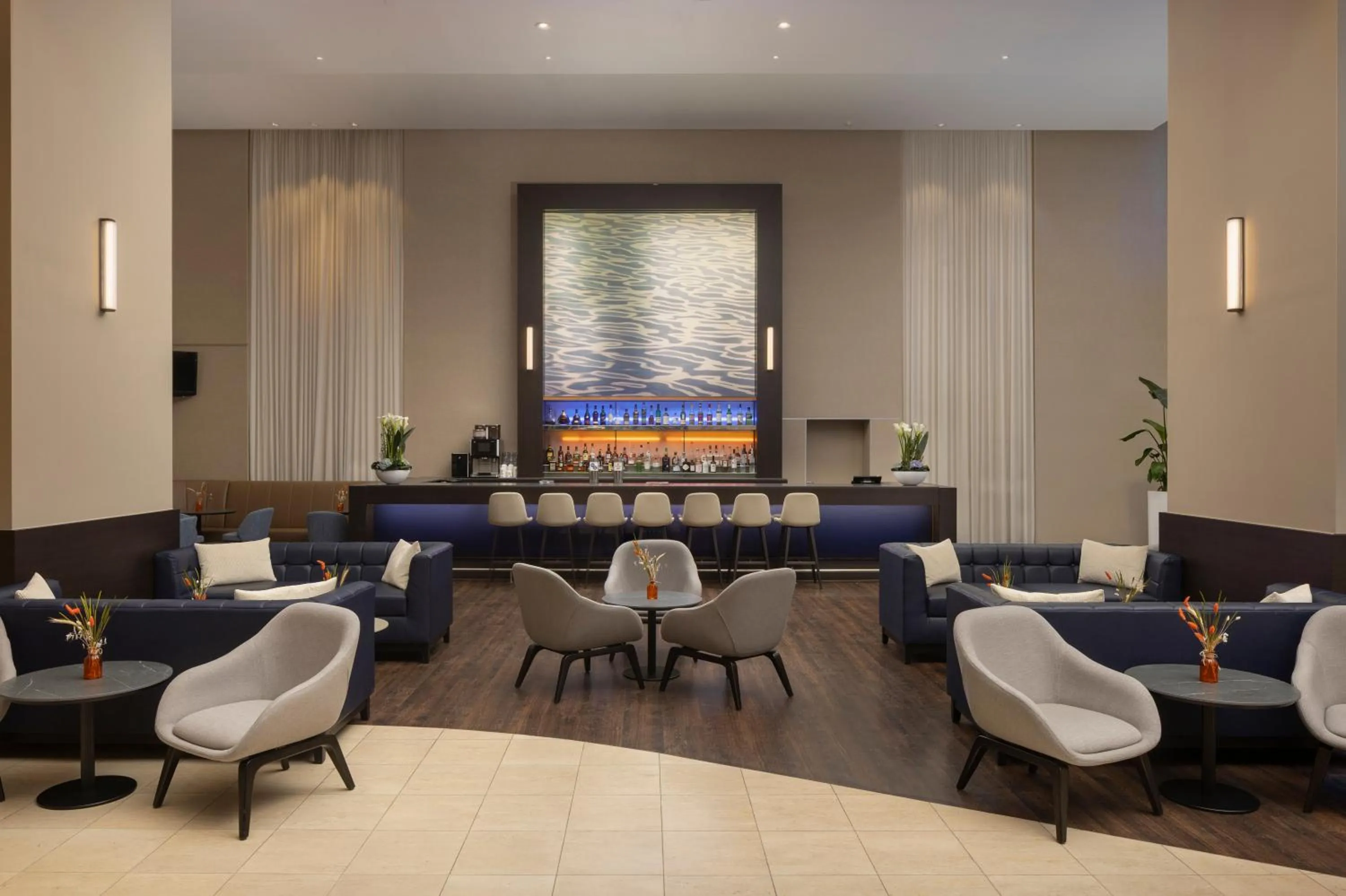 Lounge or bar in Hilton Düsseldorf