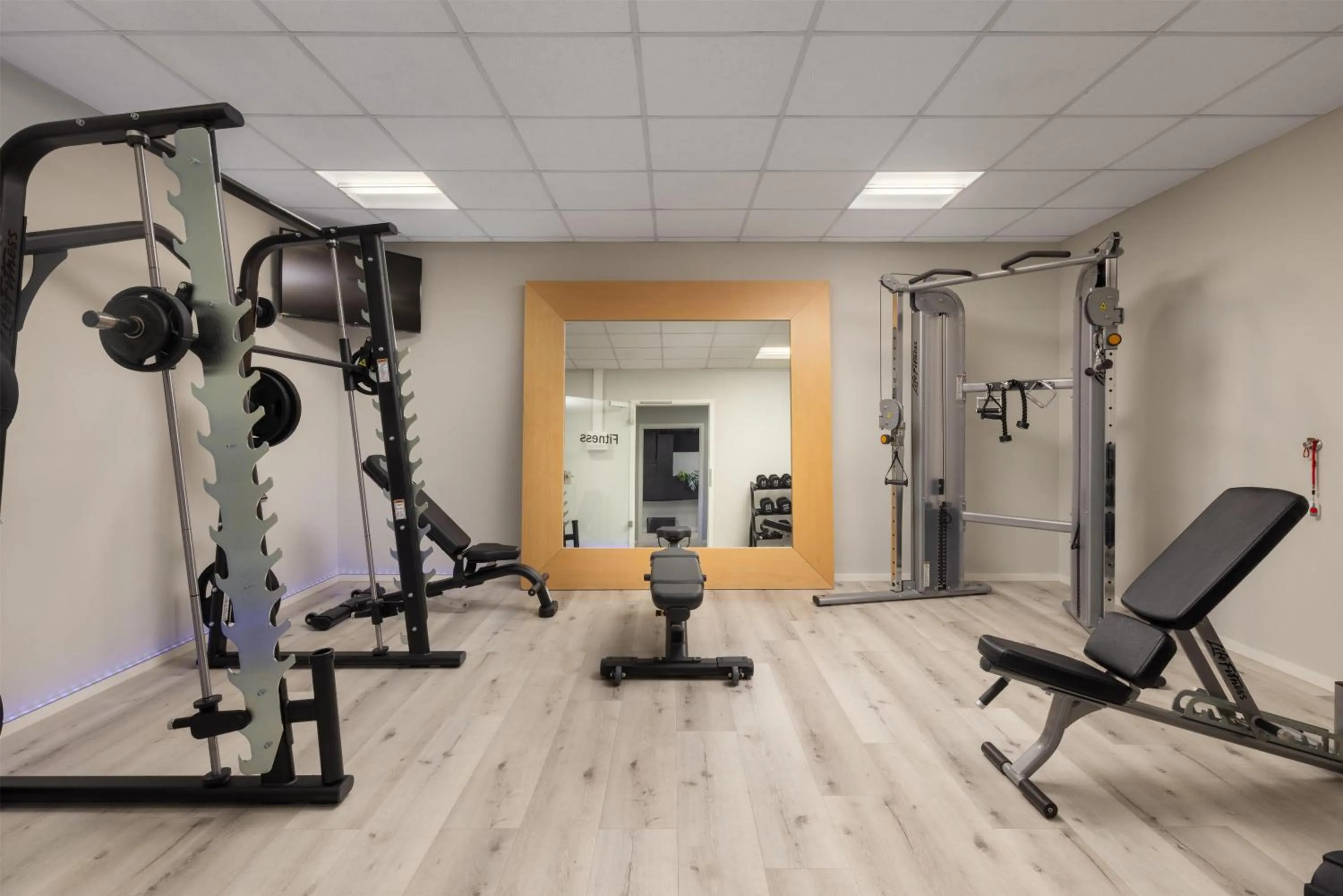 Fitness centre/facilities in Hilton Düsseldorf