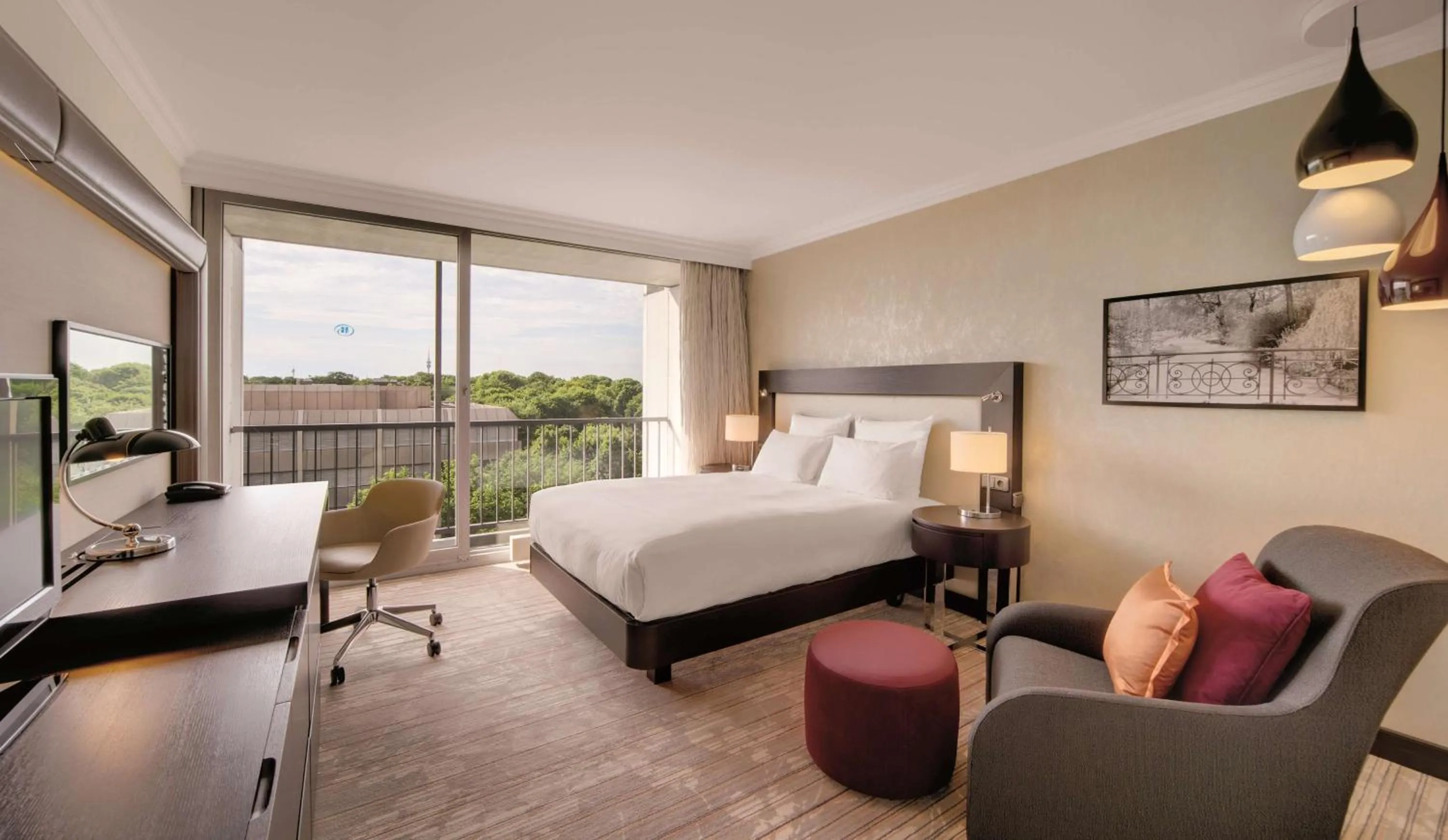 Bed in Hilton Munich Park