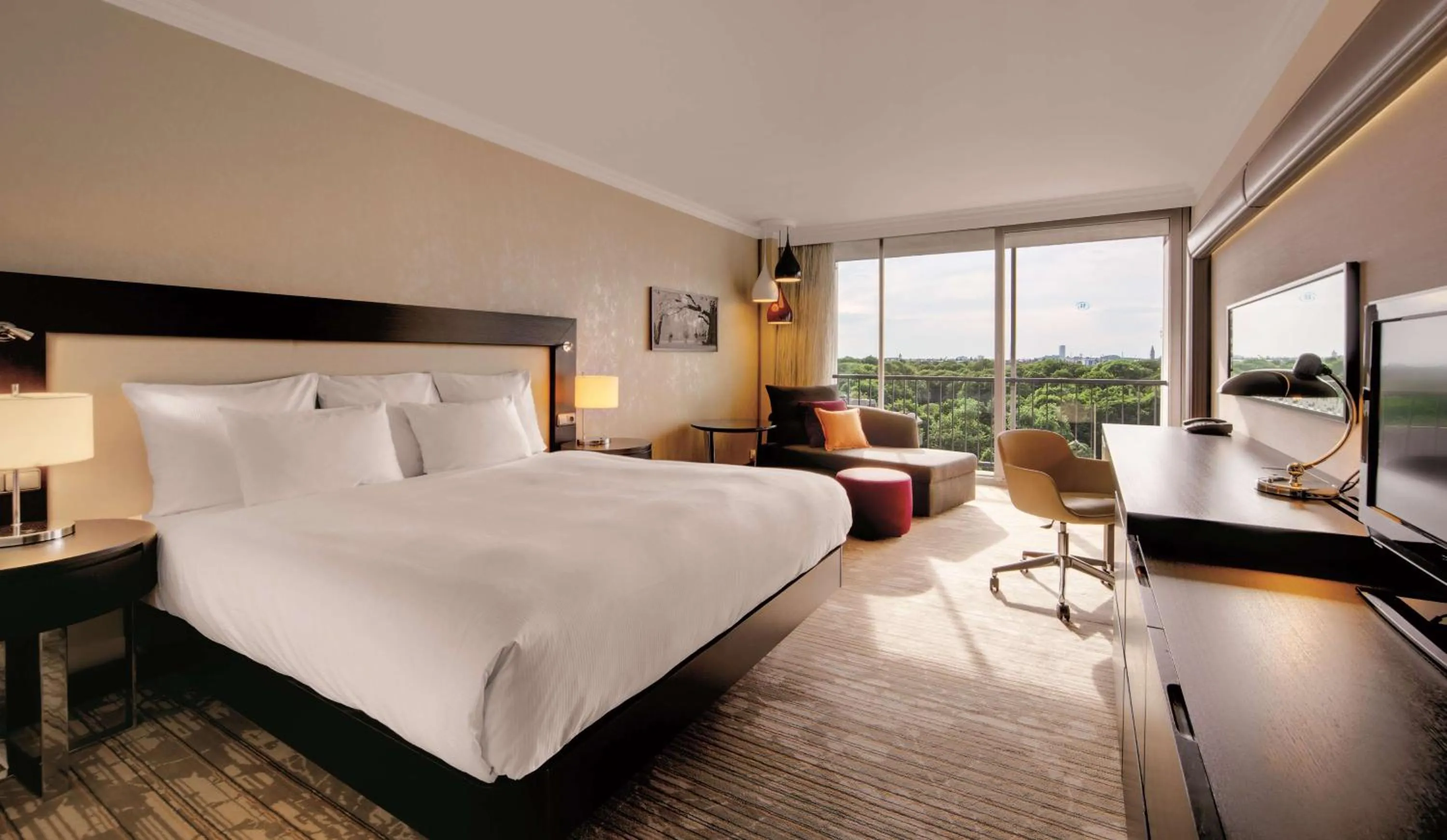 Bedroom in Hilton Munich Park