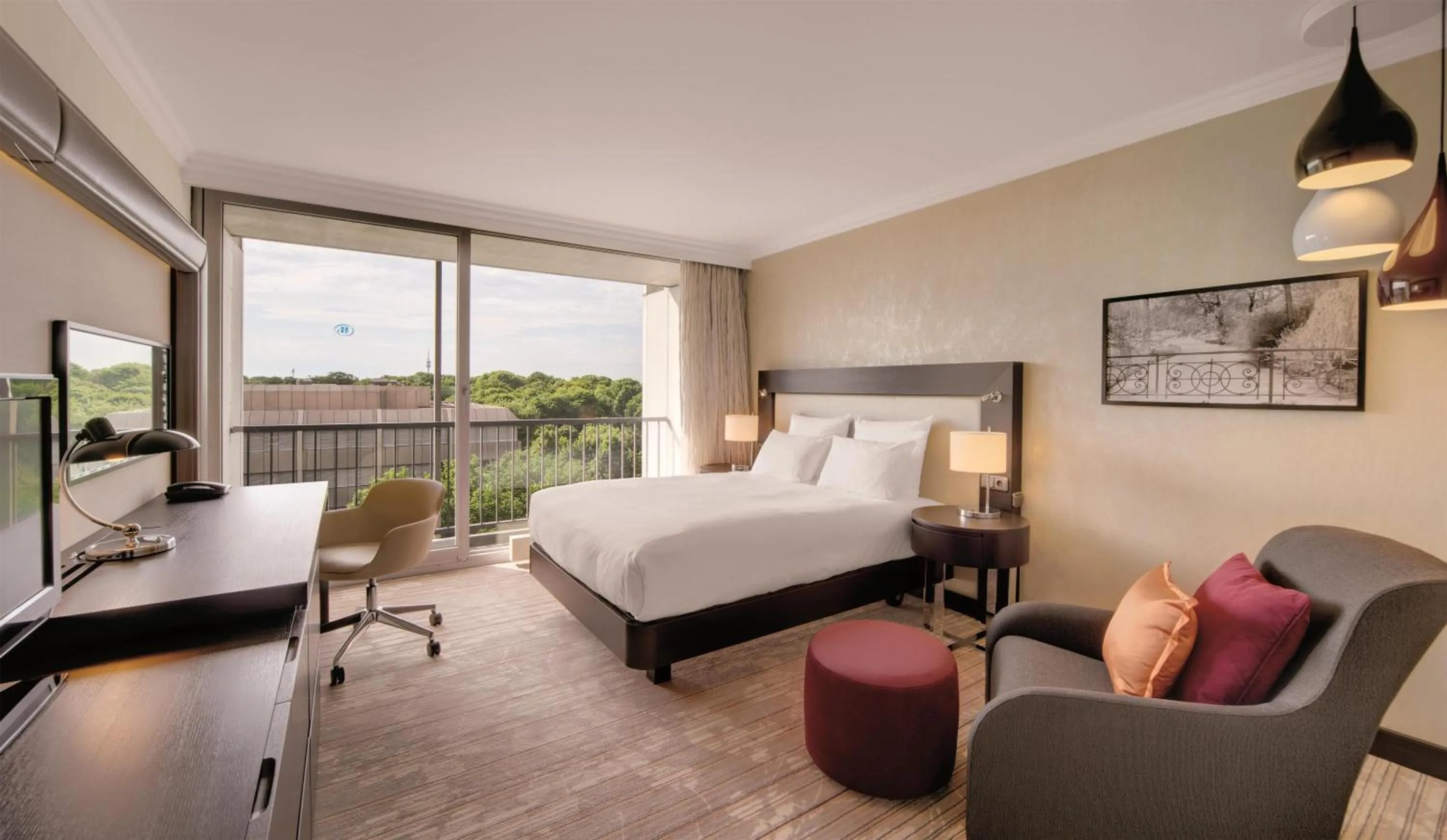 Bed in Hilton Munich Park