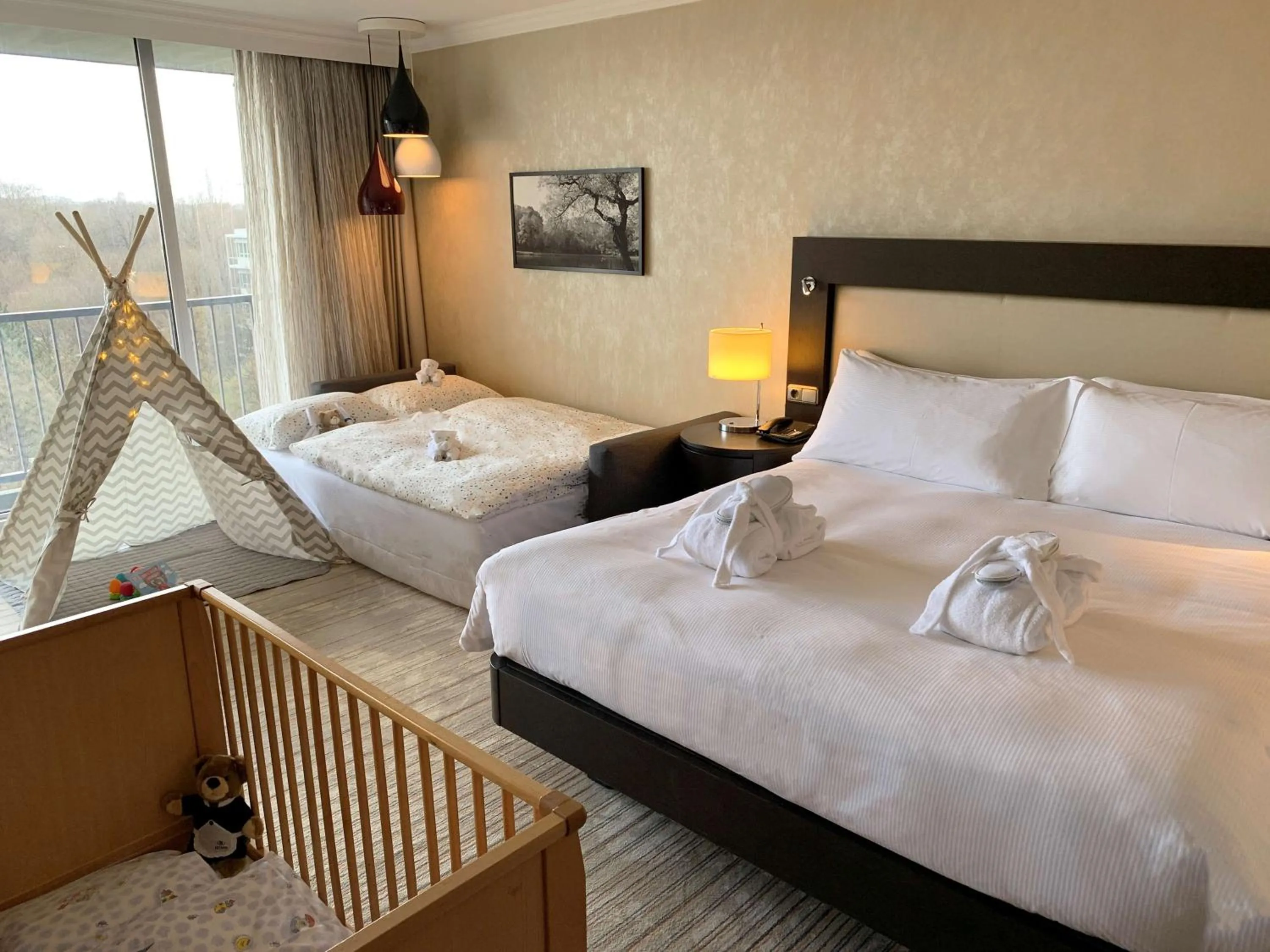 Bed in Hilton Munich Park