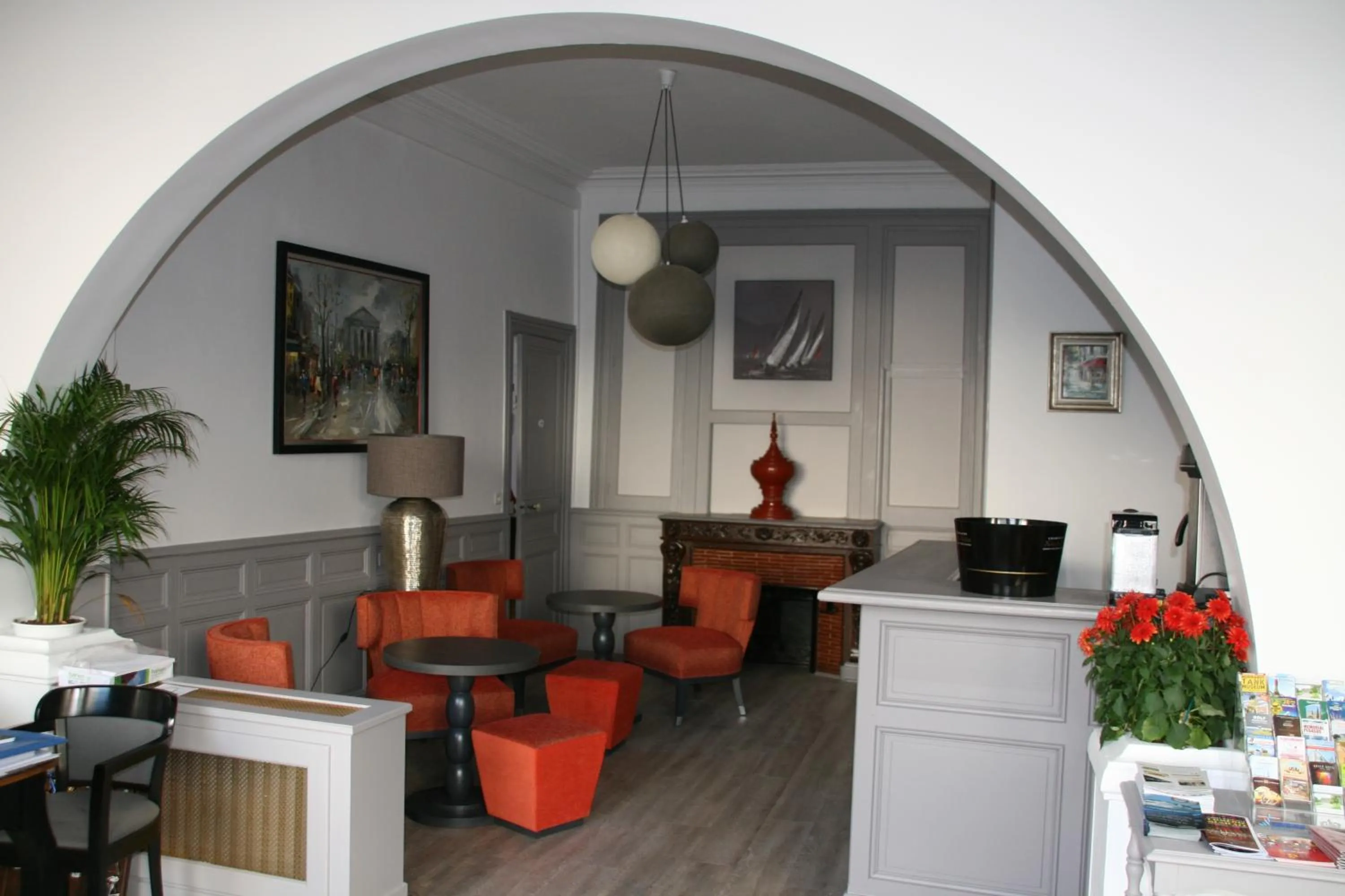 Lobby or reception in La Maison Normande