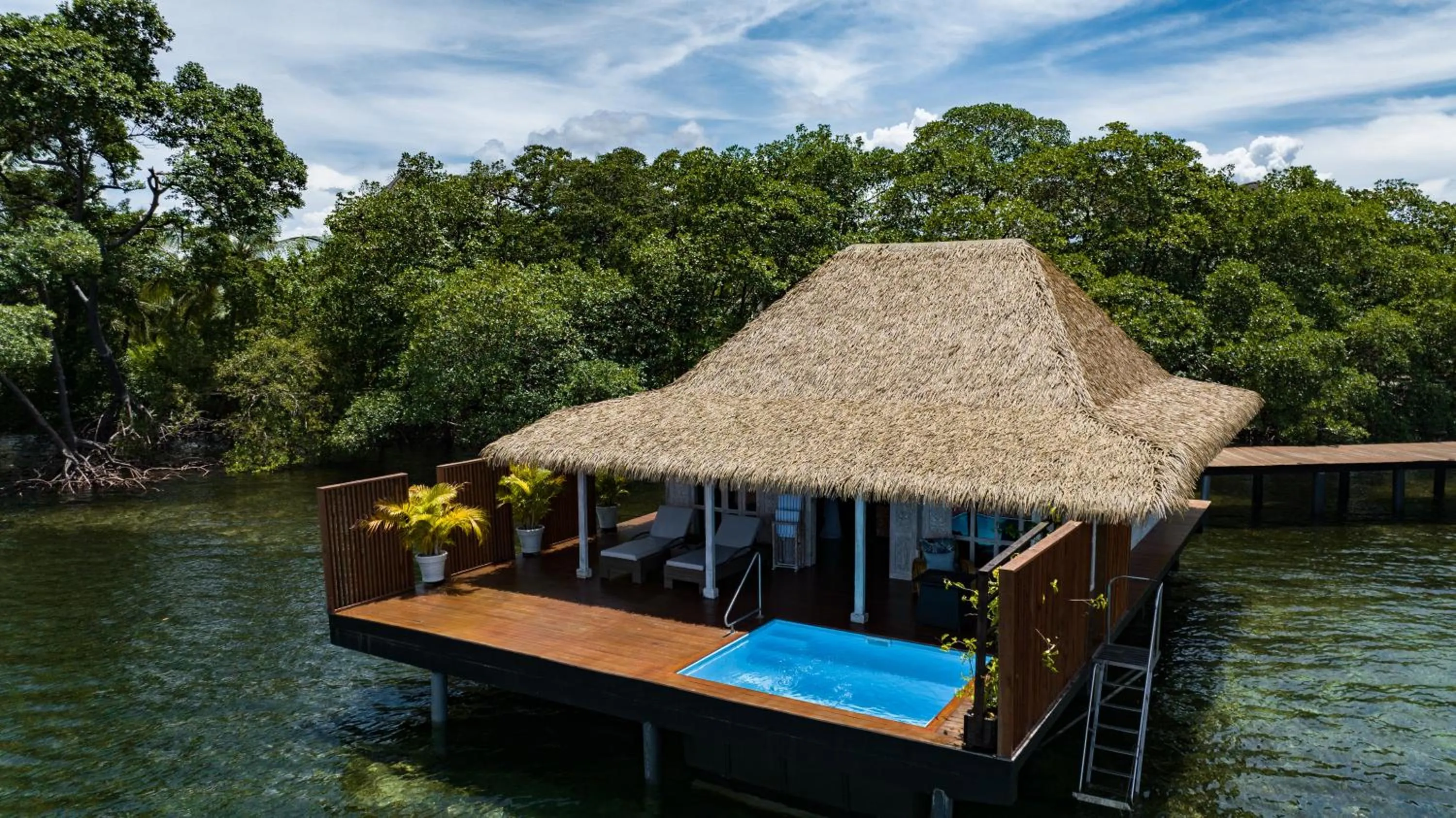Swimming pool in Nayara Bocas del Toro