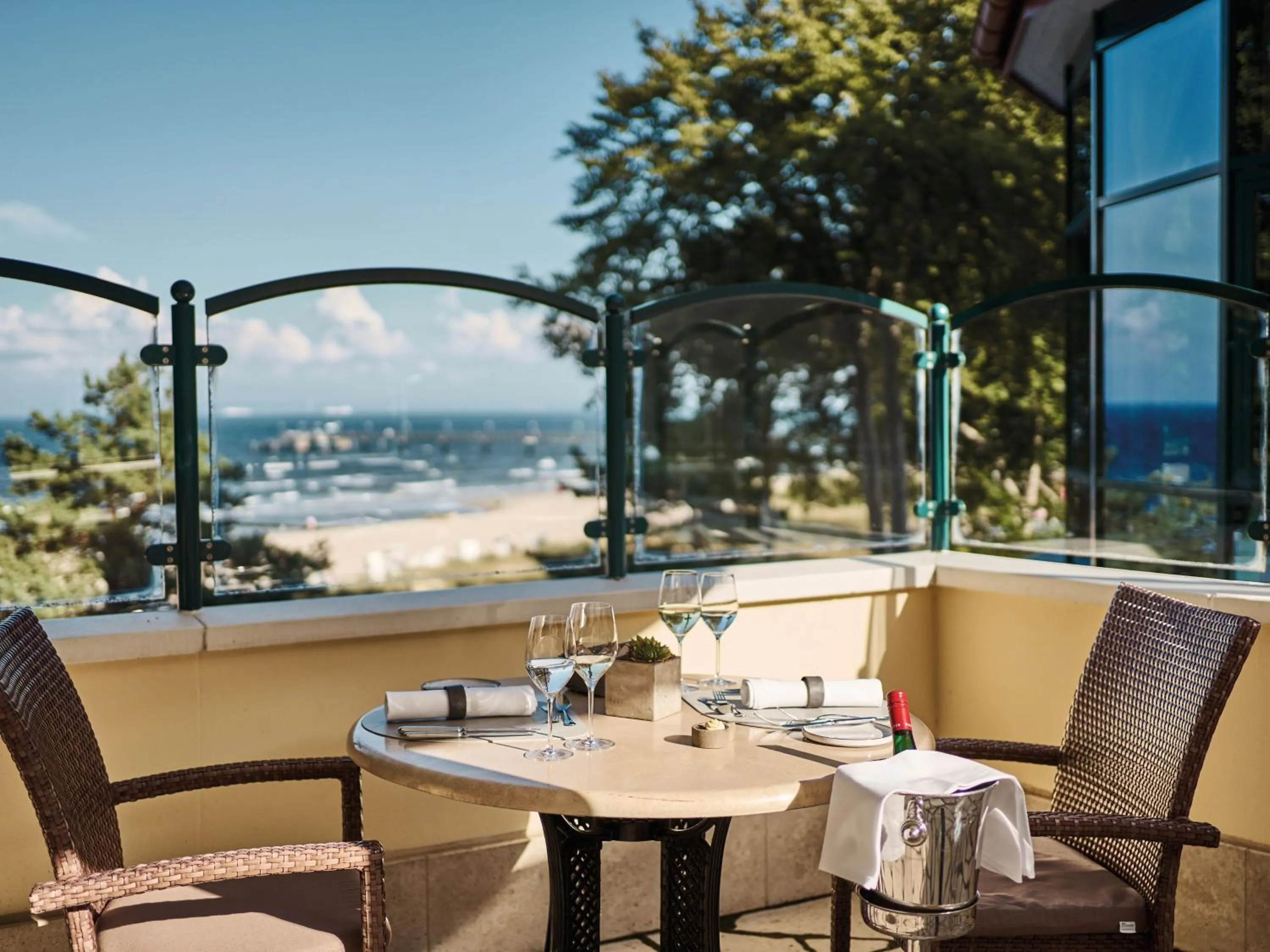Balcony/Terrace in aja Strandhotel Bansin