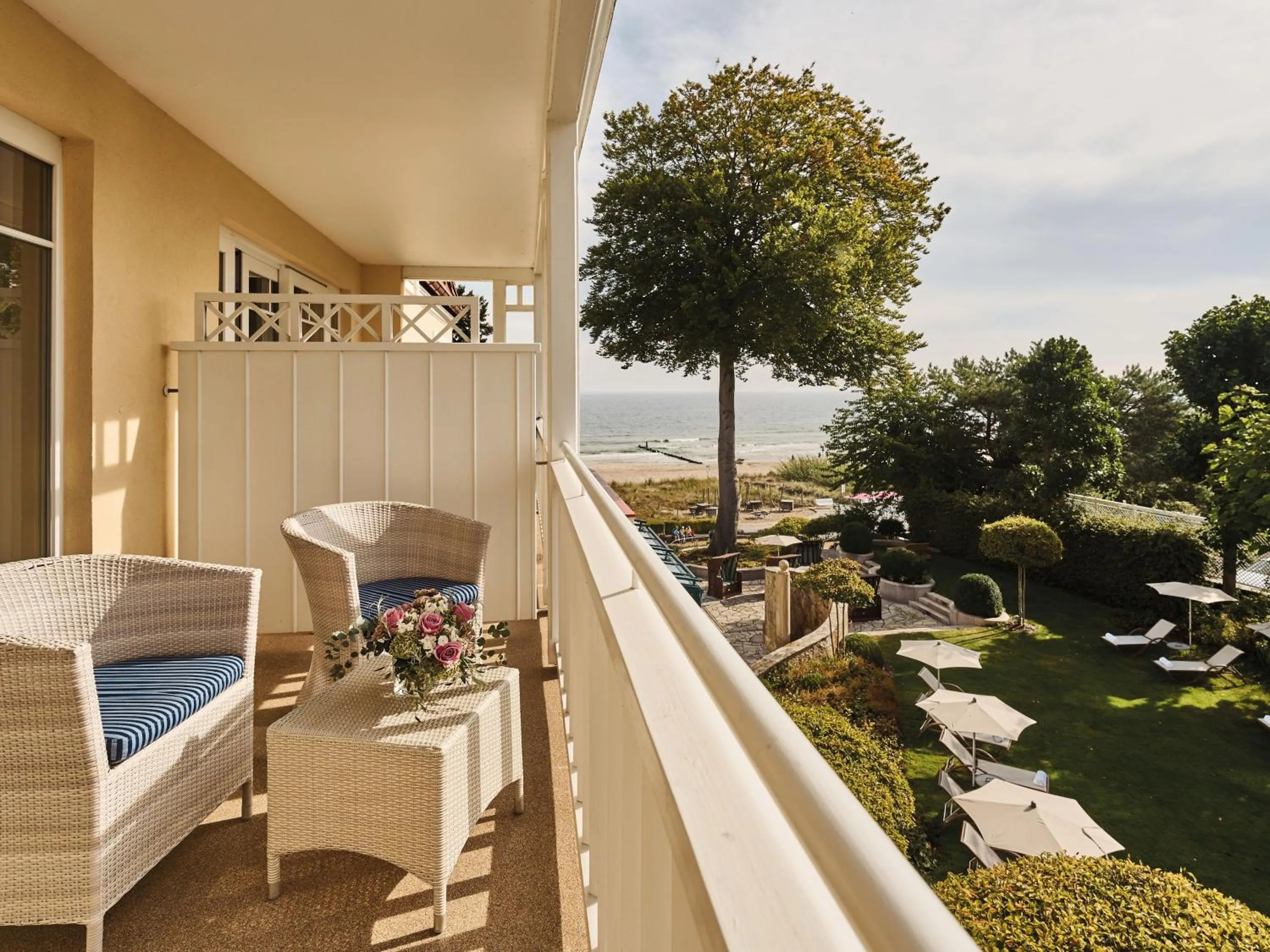 View (from property/room) in aja Strandhotel Bansin