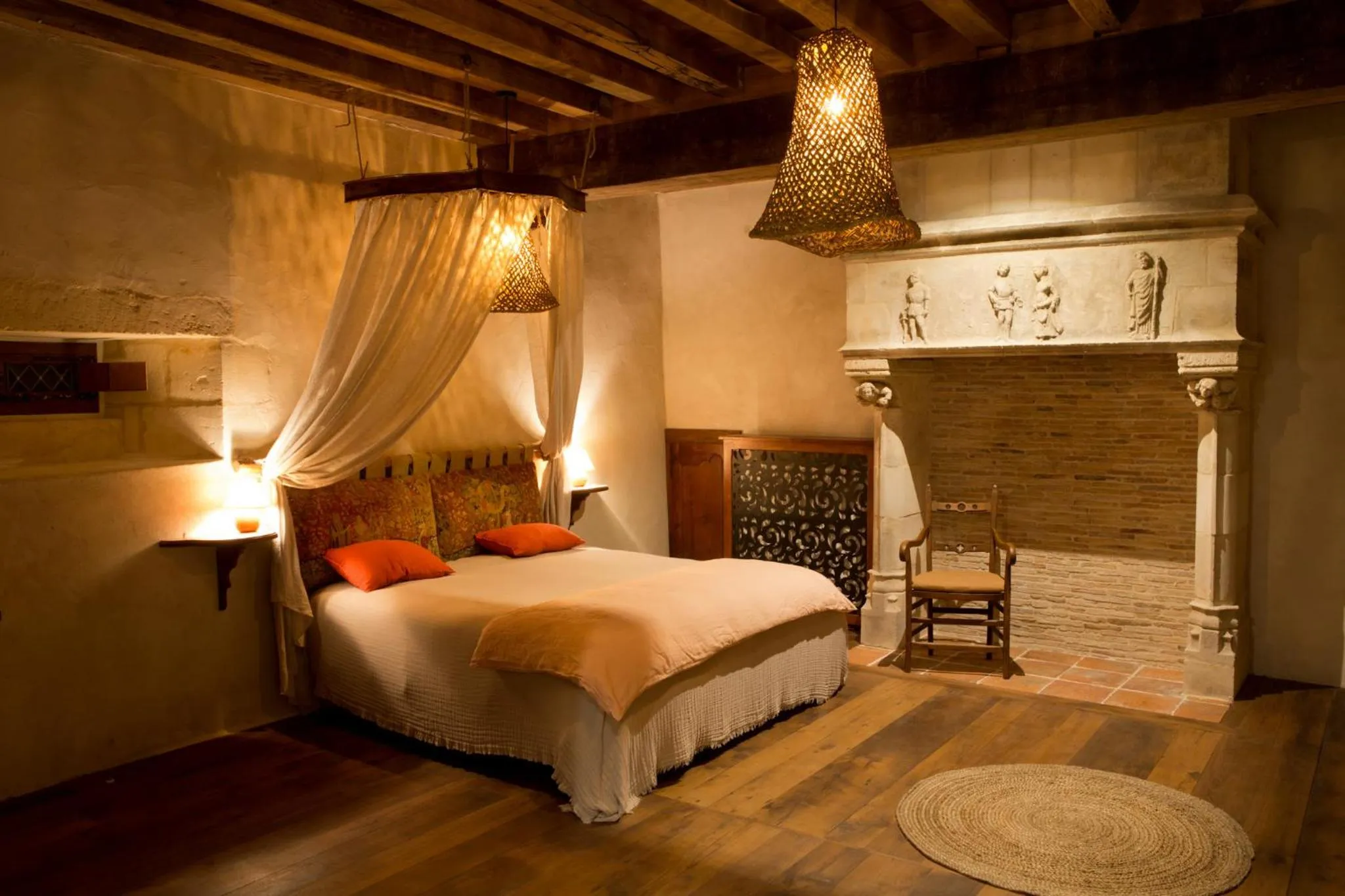 Bed in Château de Bois Charmant