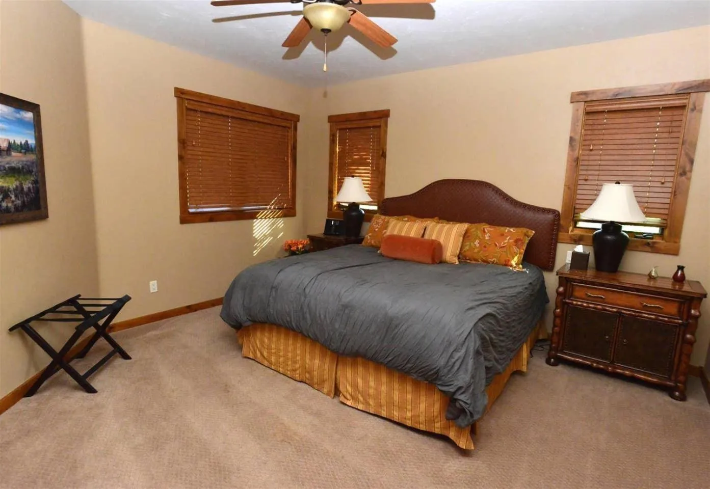 Bed in Red Tail on the River by Casago McCall - Donerightmanagement