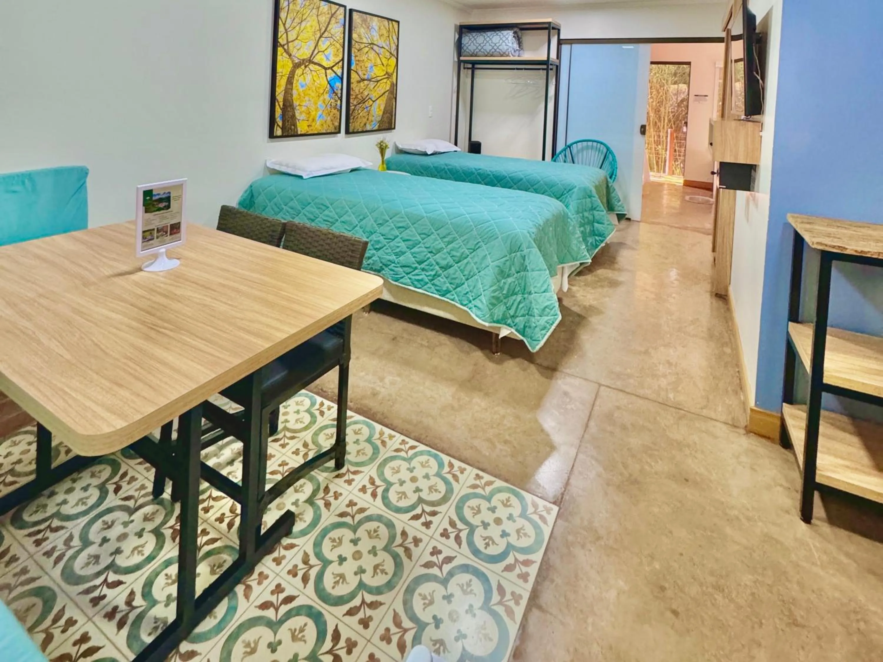 Seating area, Bed in Hotel Fazenda Vale Alvorada