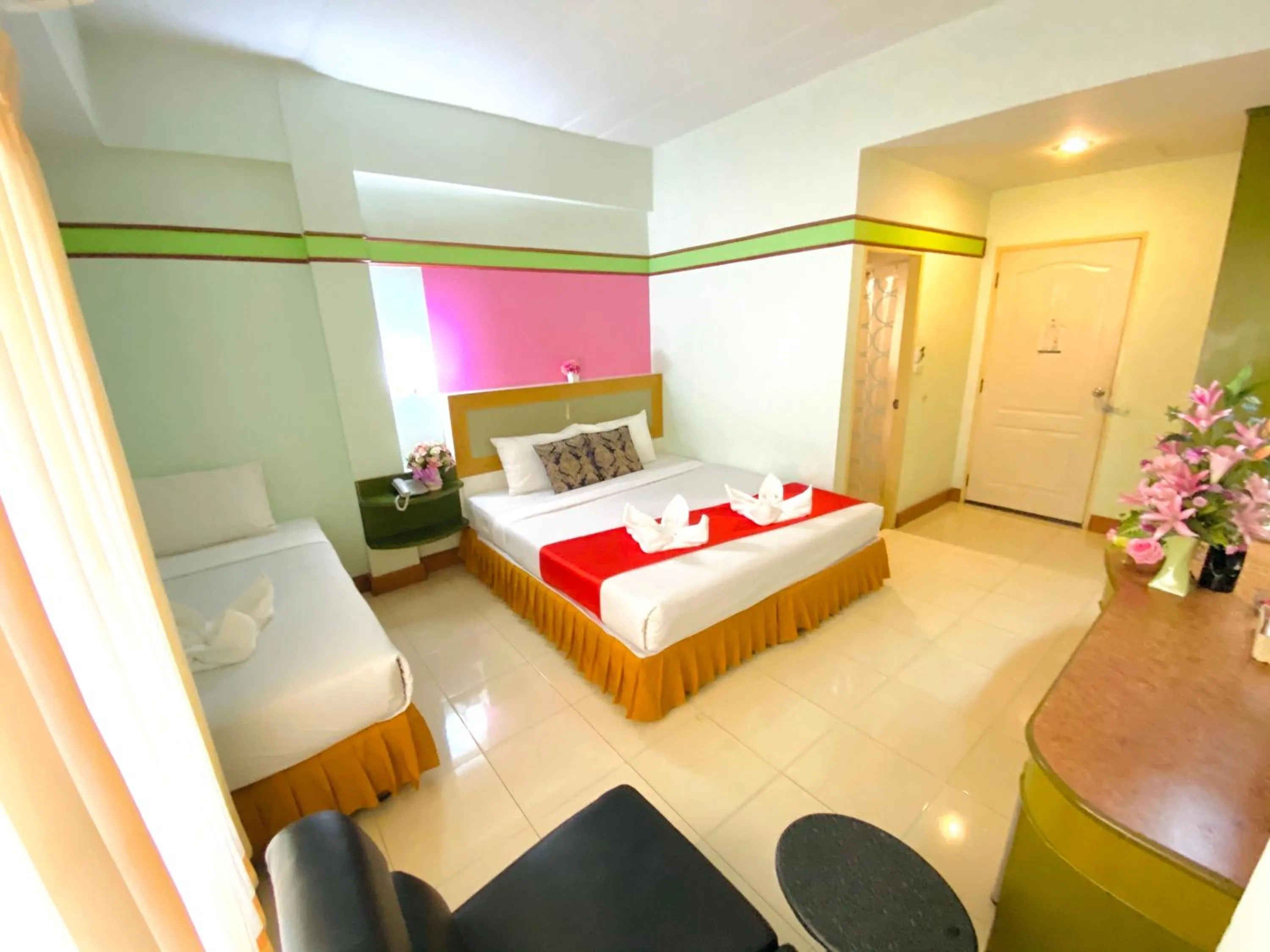 Bed in Polkadot Hostel