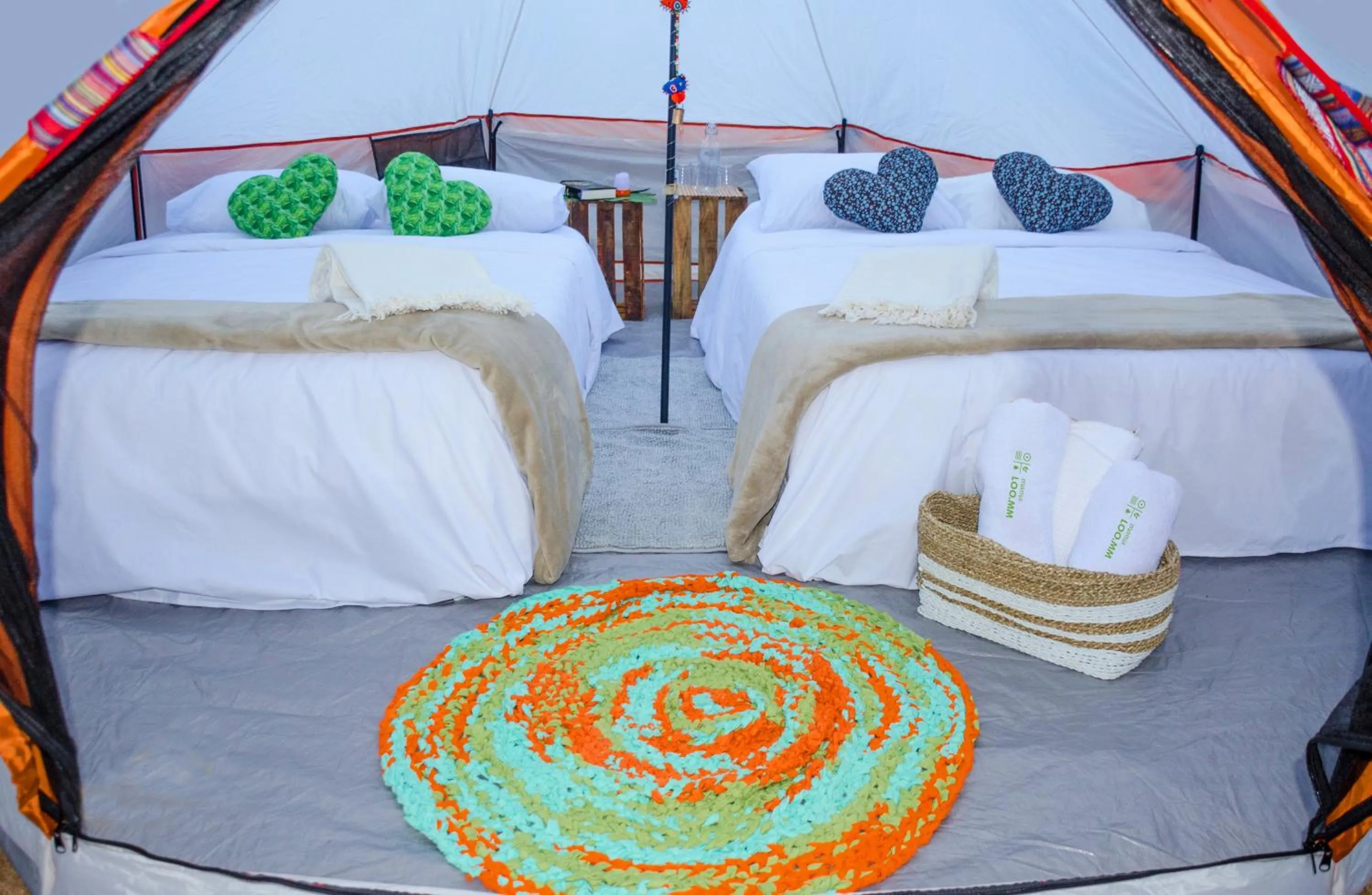 Bed in Glamping Mama Loo mm