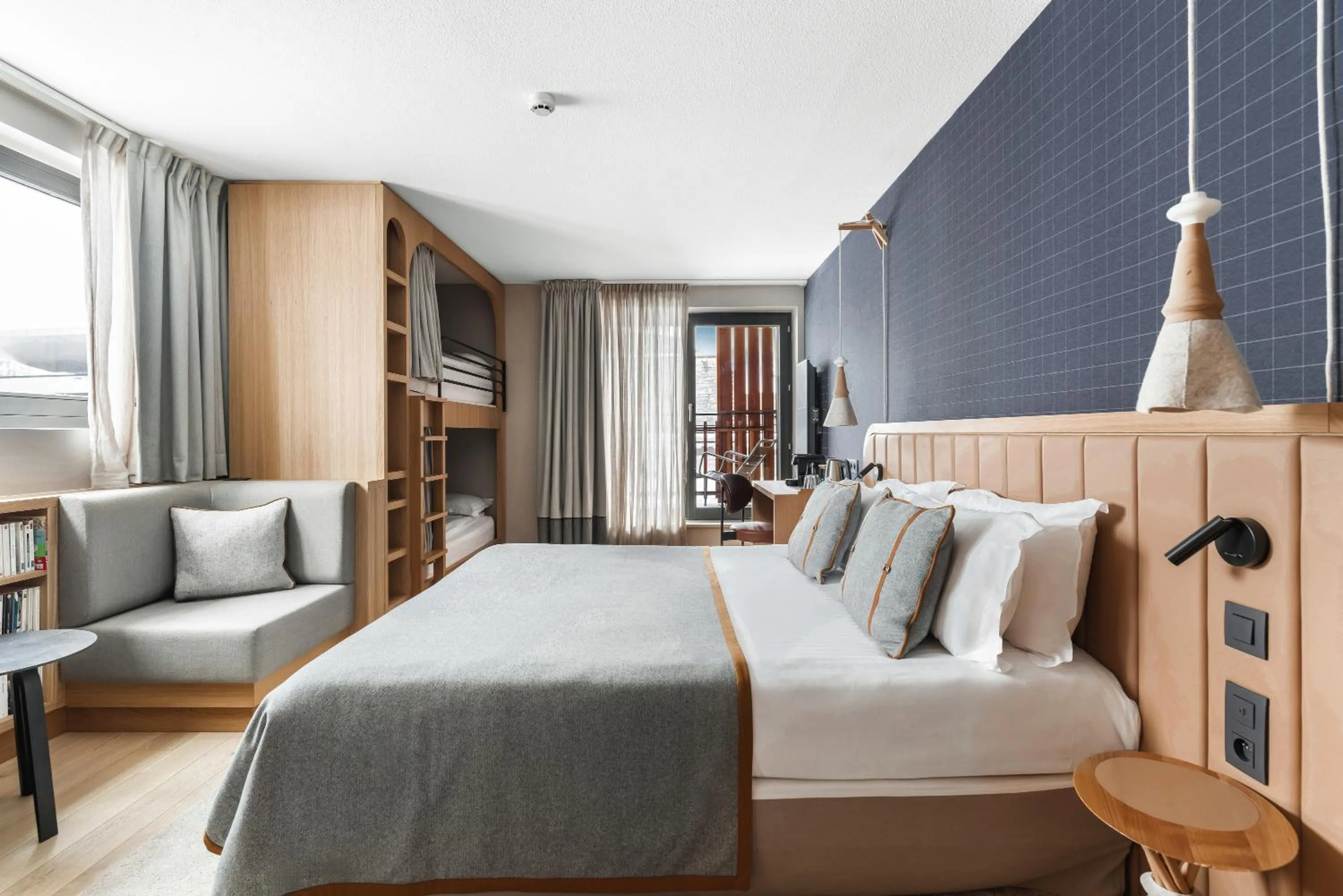 Bed in Heliopic Hotel & Spa