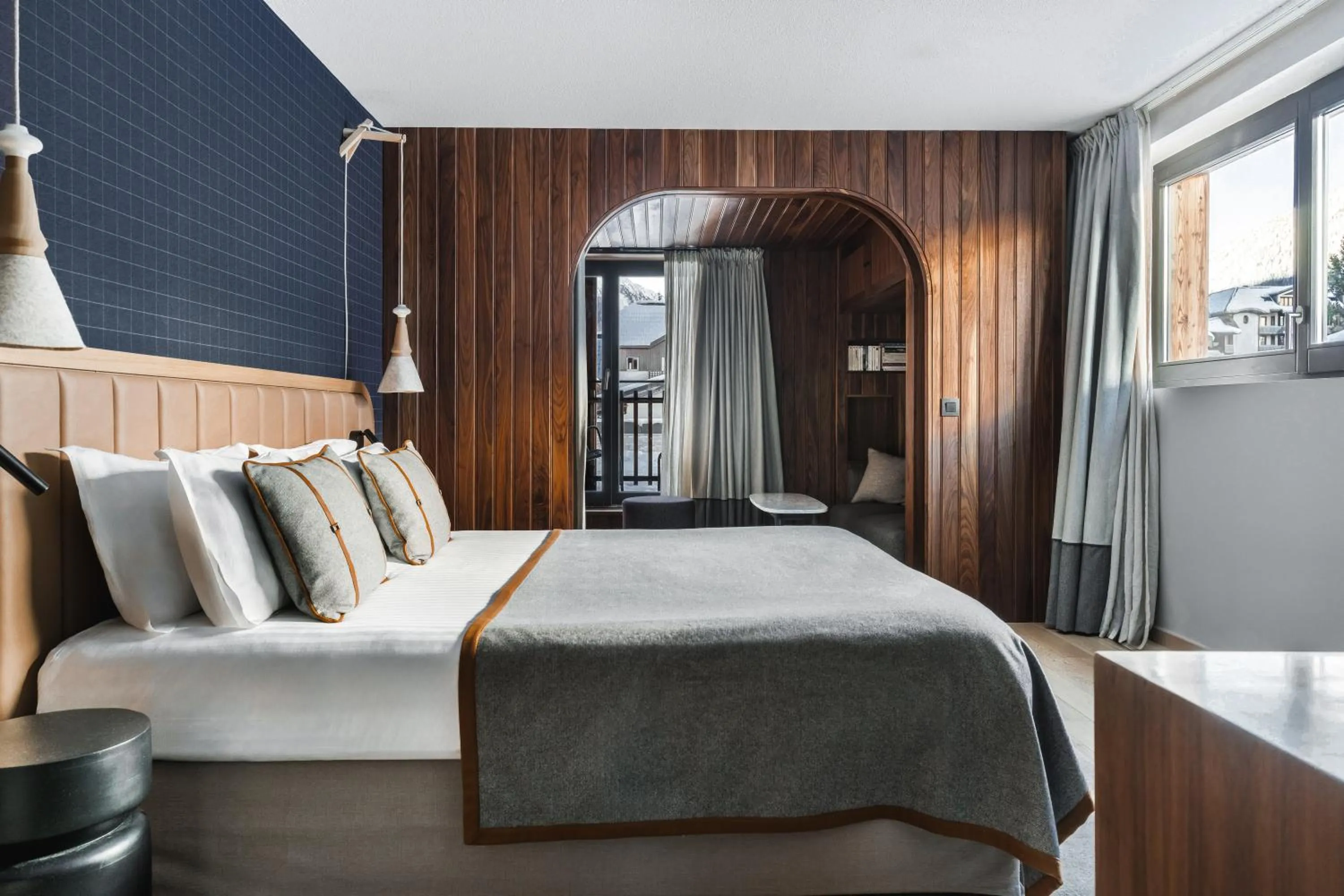 Bed in Heliopic Hotel & Spa