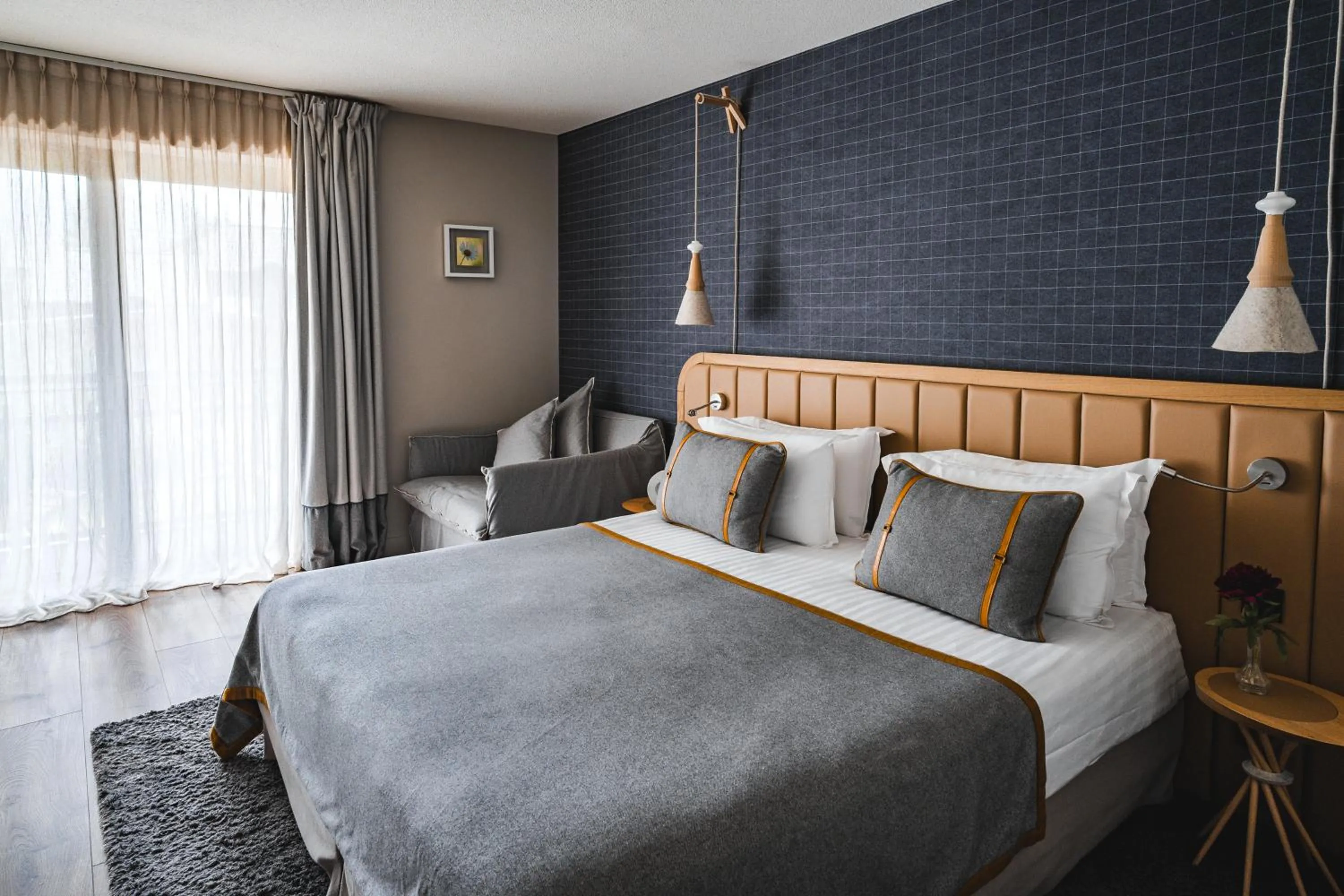 Bed in Heliopic Hotel & Spa