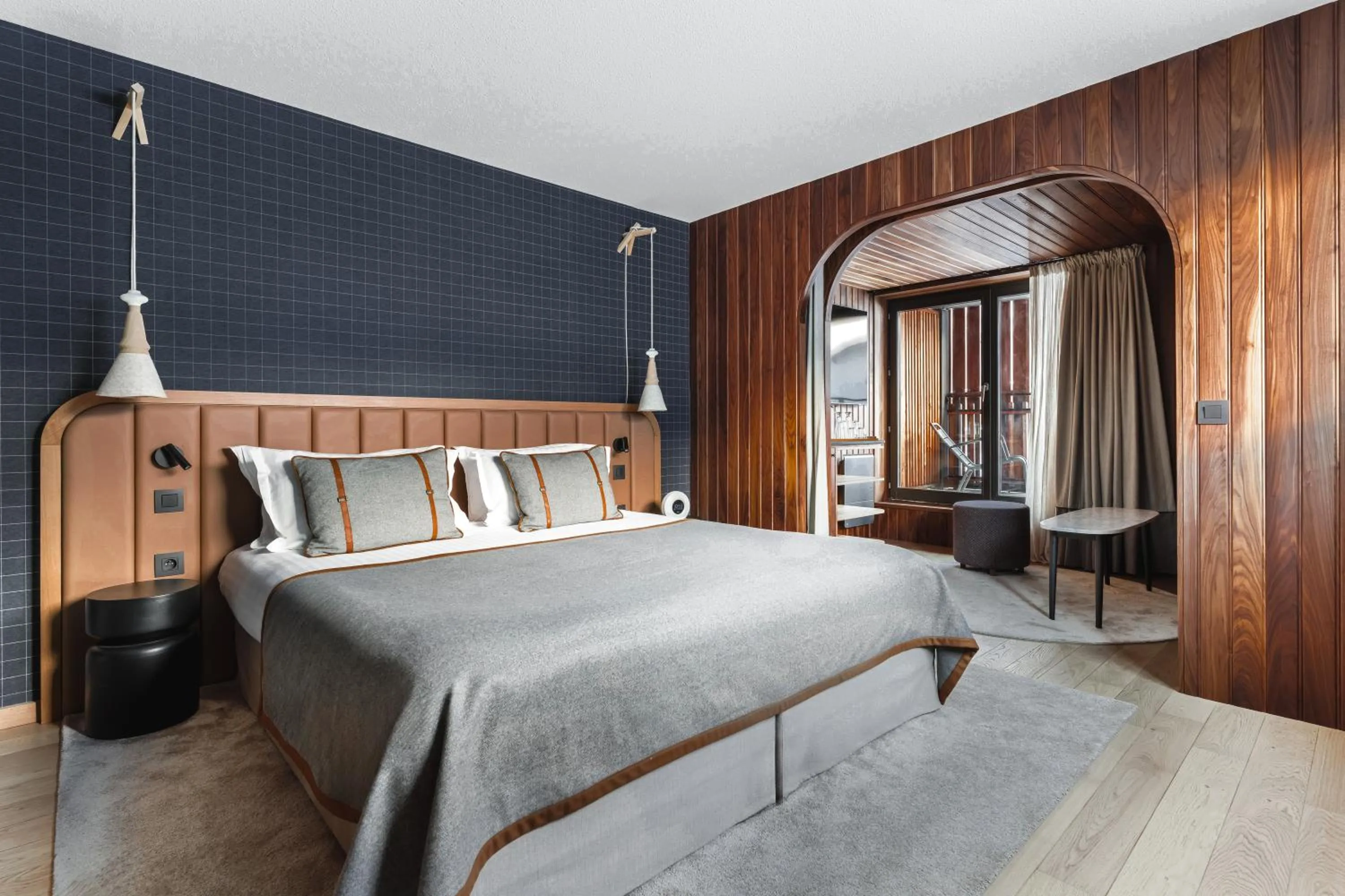 Bed in Heliopic Hotel & Spa