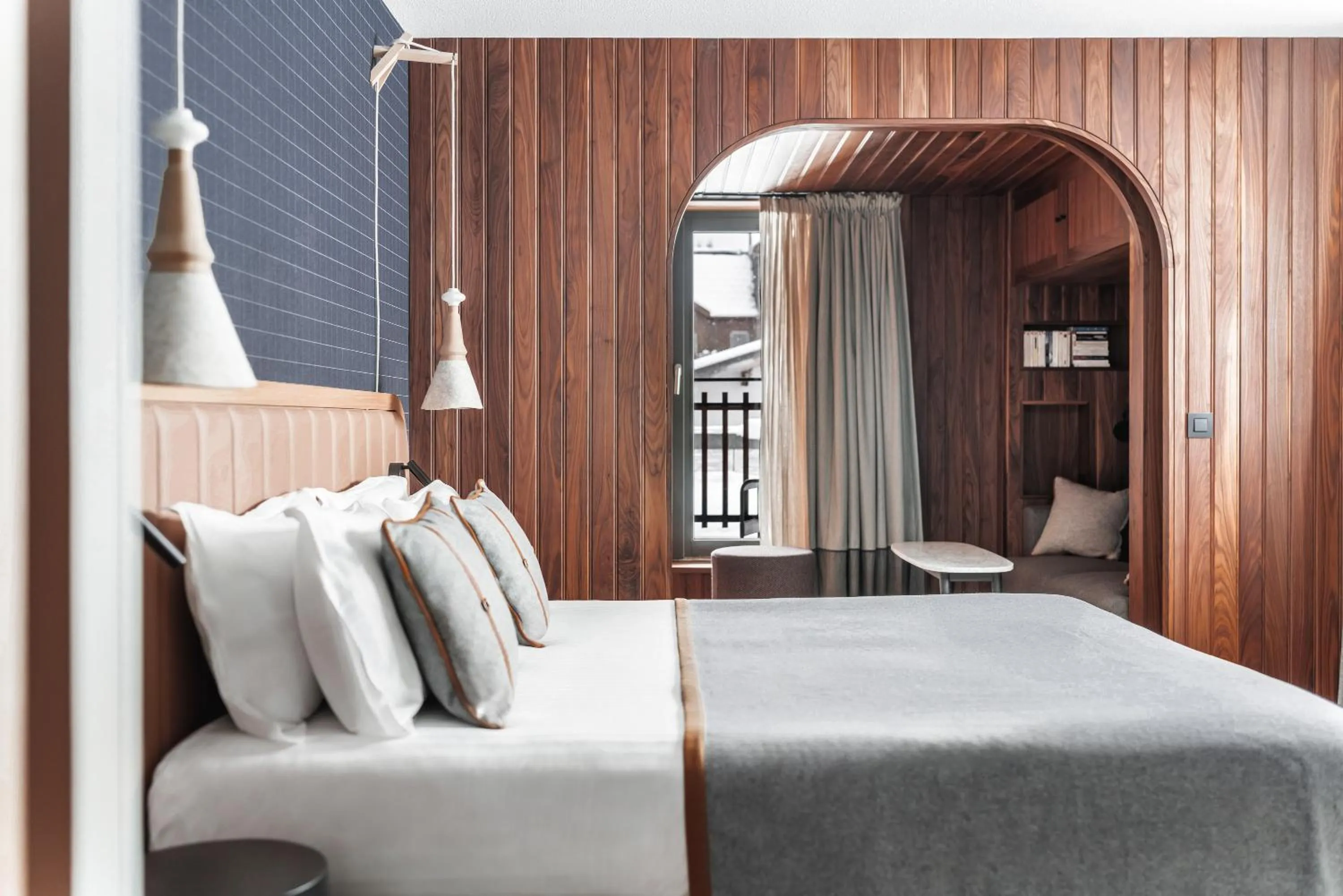 Bed in Heliopic Hotel & Spa