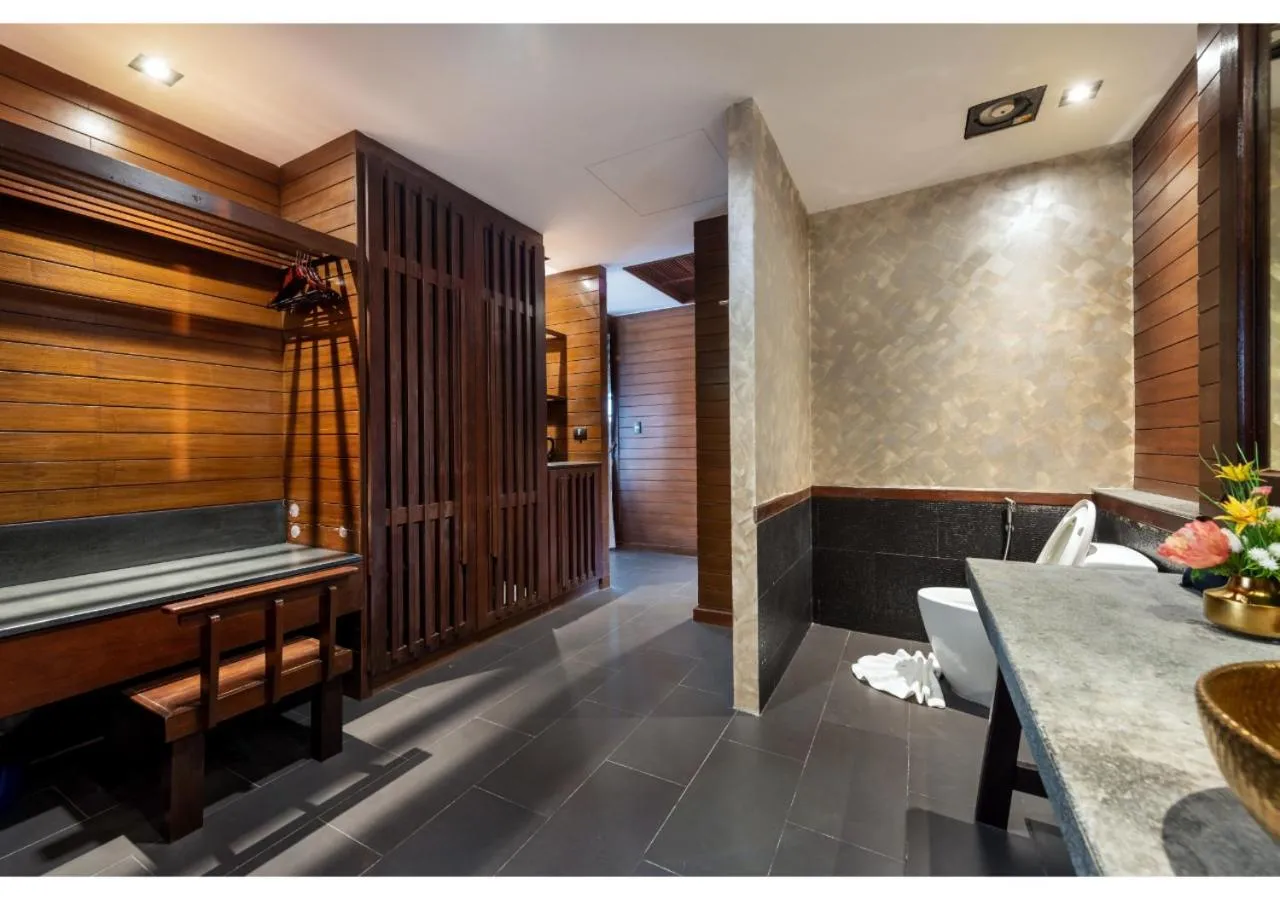 Toilet in Nirvana Beach Resort, Koh Lanta SHA Extra Plus