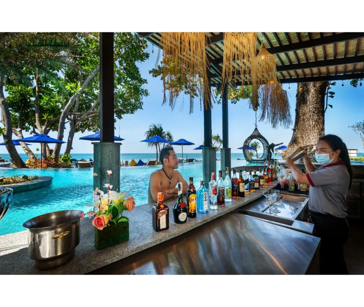 Lounge or bar in Nirvana Beach Resort, Koh Lanta SHA Extra Plus