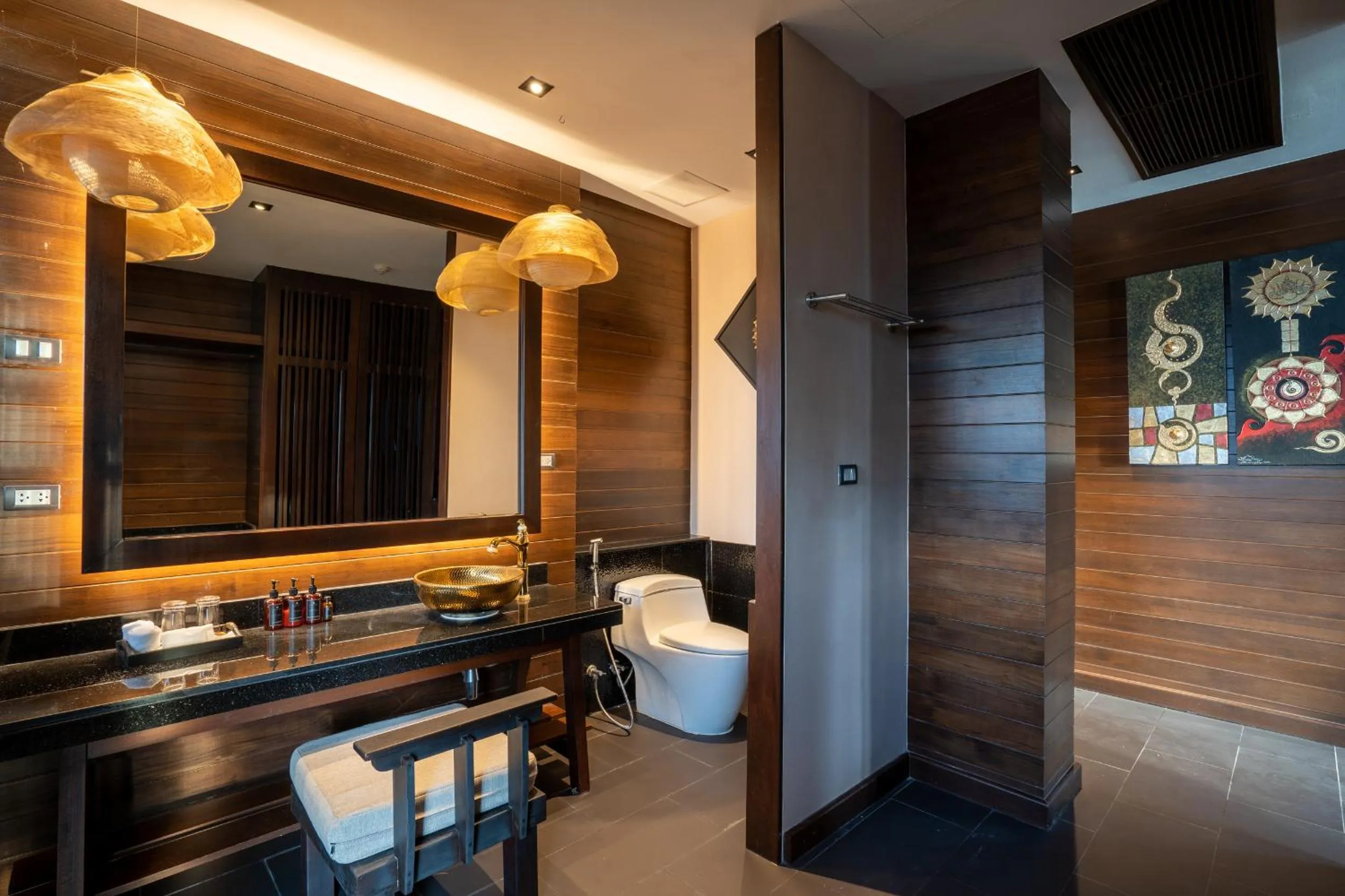 Toilet in Nirvana Beach Resort, Koh Lanta SHA Extra Plus