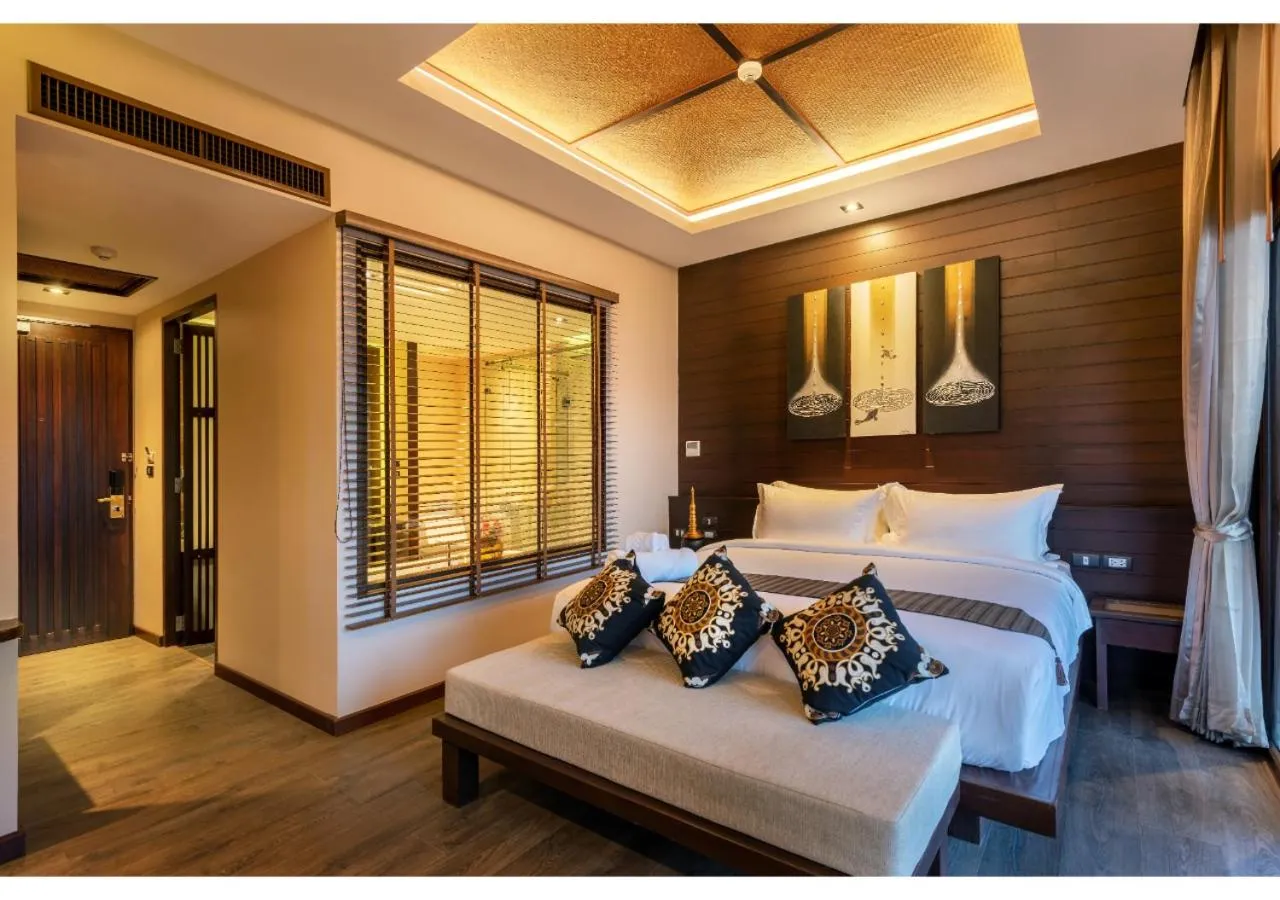 Bed in Nirvana Beach Resort, Koh Lanta SHA Extra Plus