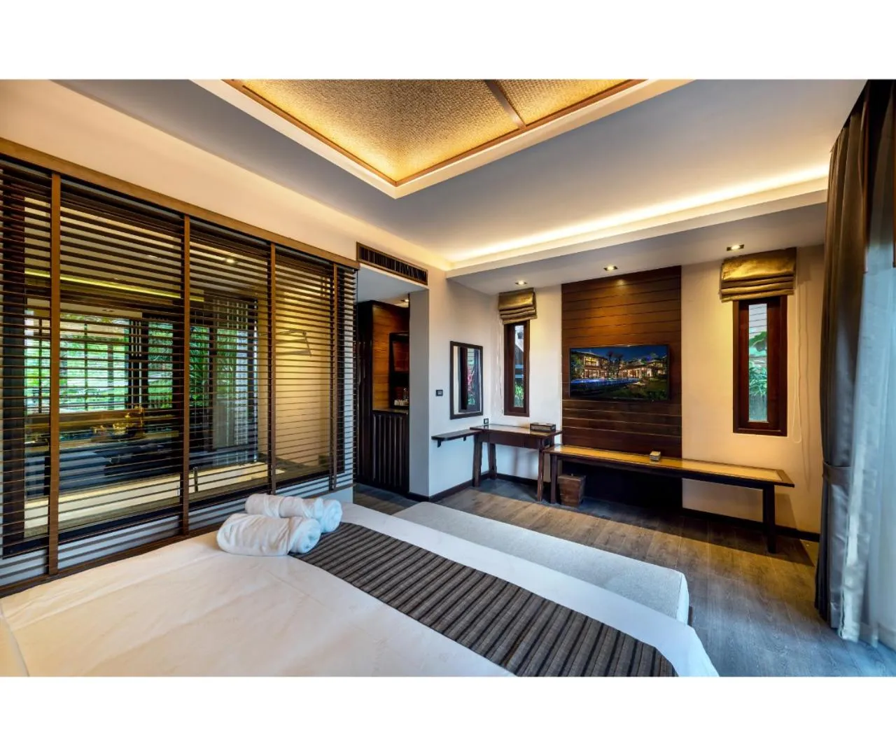 Area and facilities, Bed in Nirvana Beach Resort, Koh Lanta SHA Extra Plus