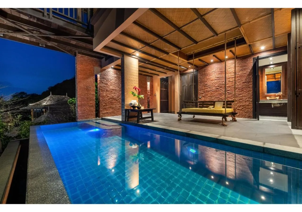 Swimming pool in Nirvana Beach Resort, Koh Lanta SHA Extra Plus