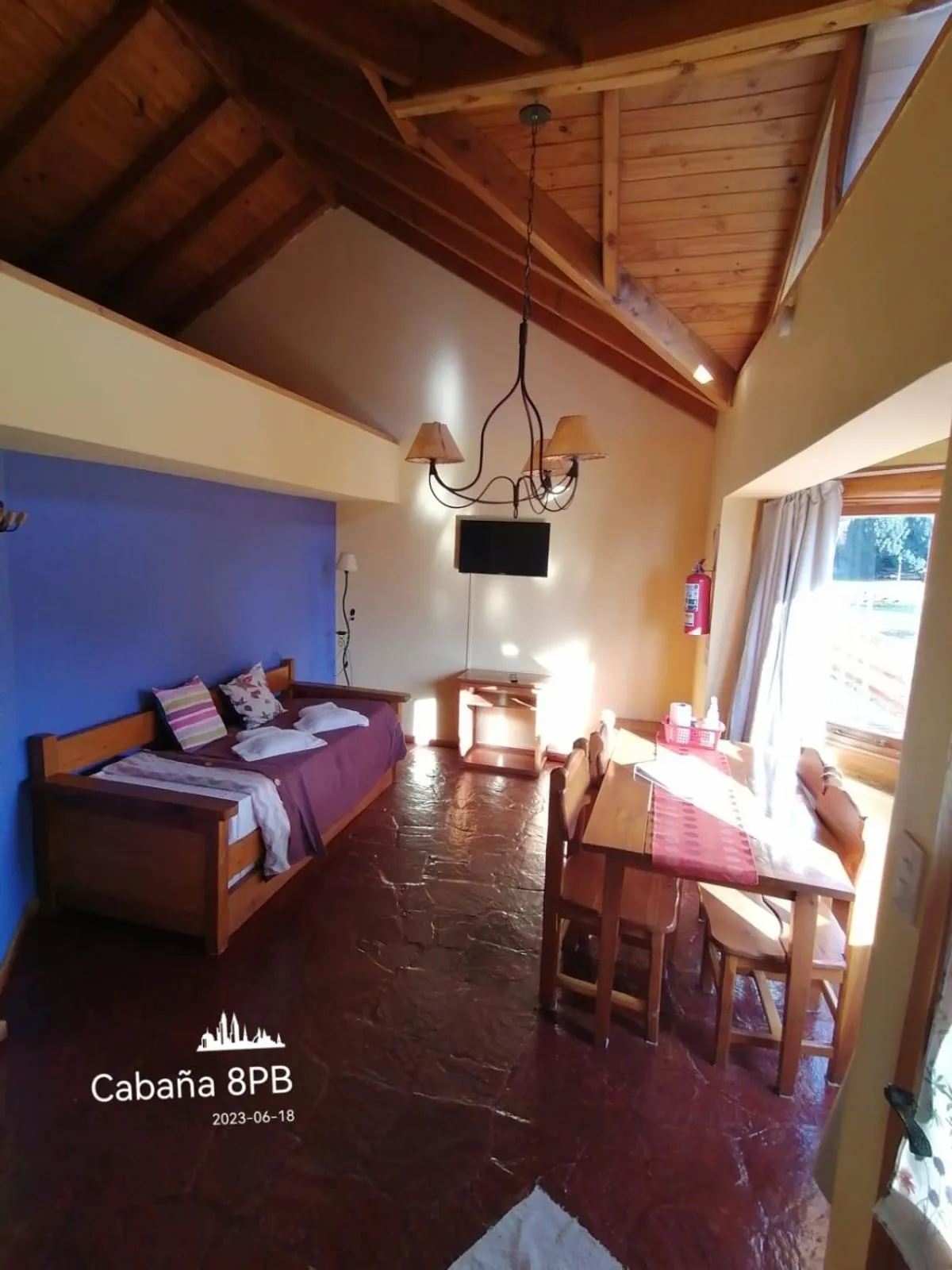 Living room, Bed in Don Justo