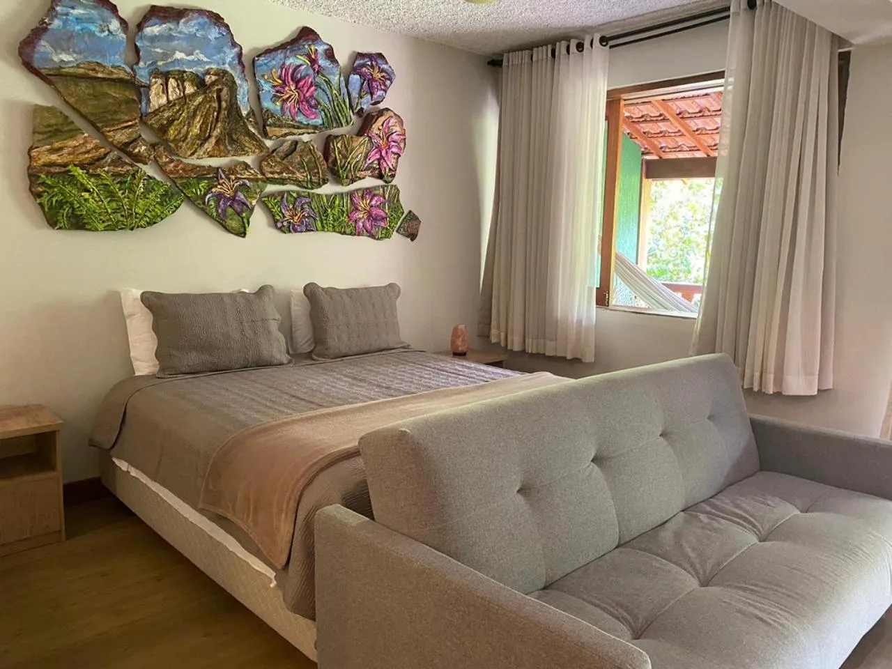 Bed in Lendas do Capão Pousada