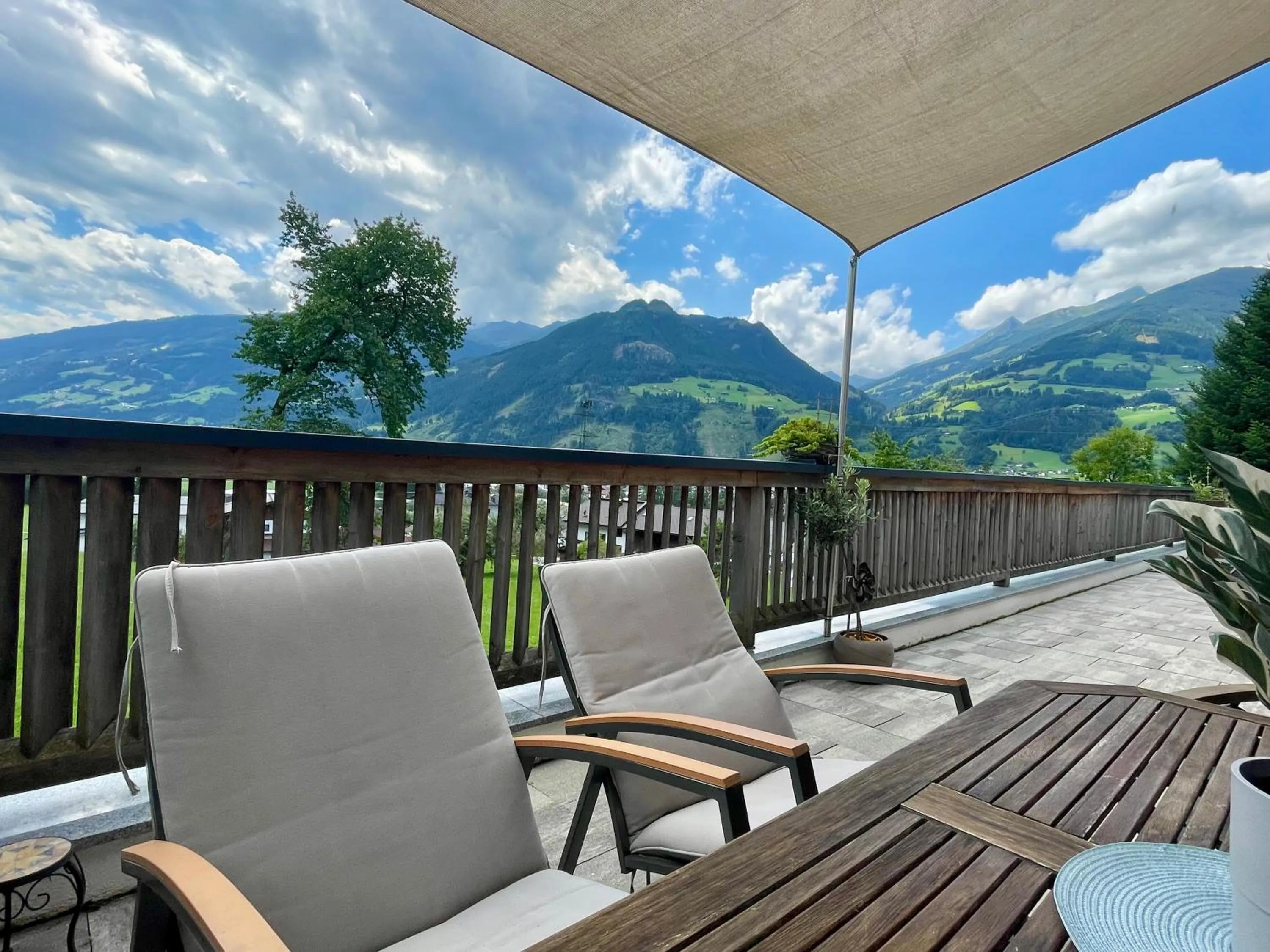 View (from property/room) in Restaurant Appartements Almdiele