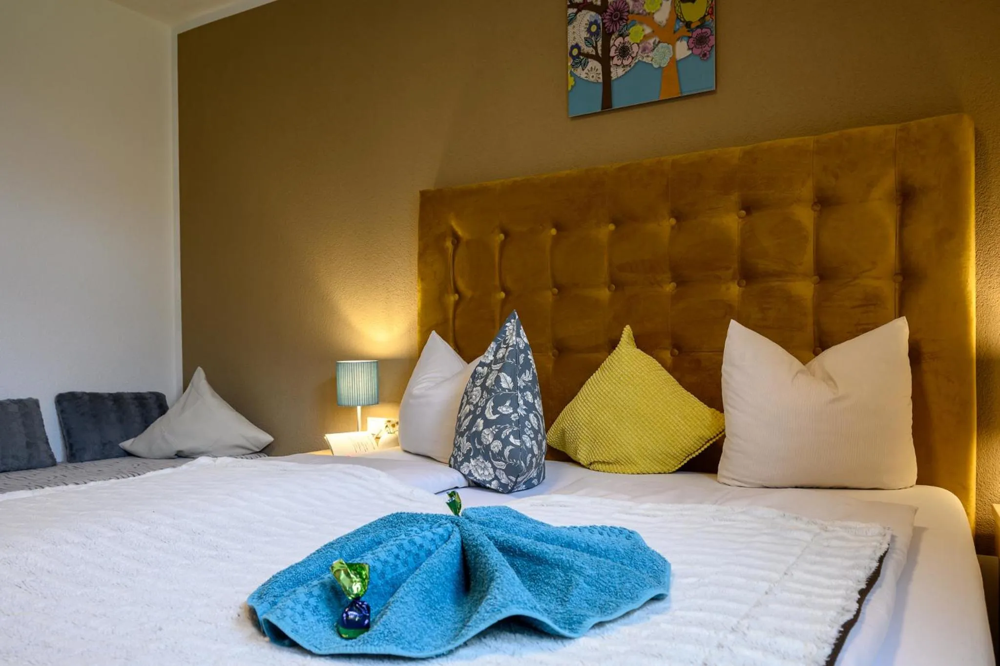 Bedroom, Bed in Restaurant Appartements Almdiele