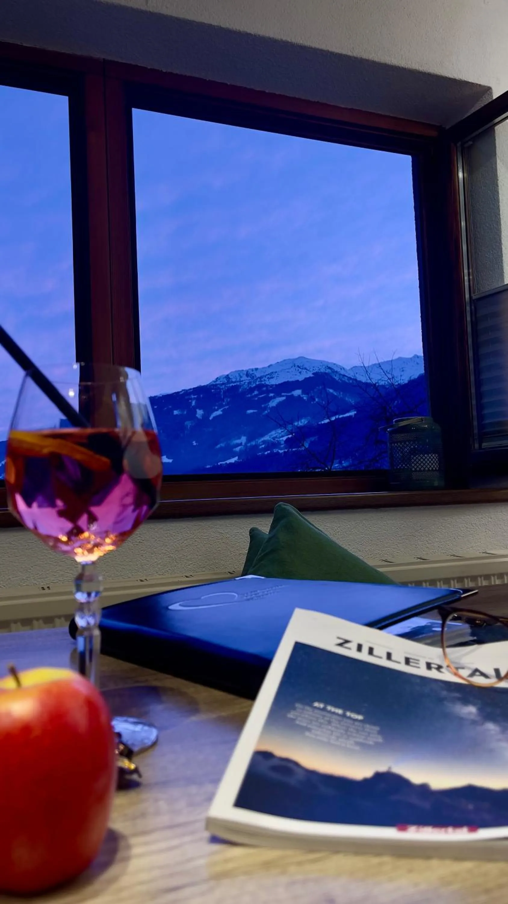 View (from property/room) in Restaurant Appartements Almdiele