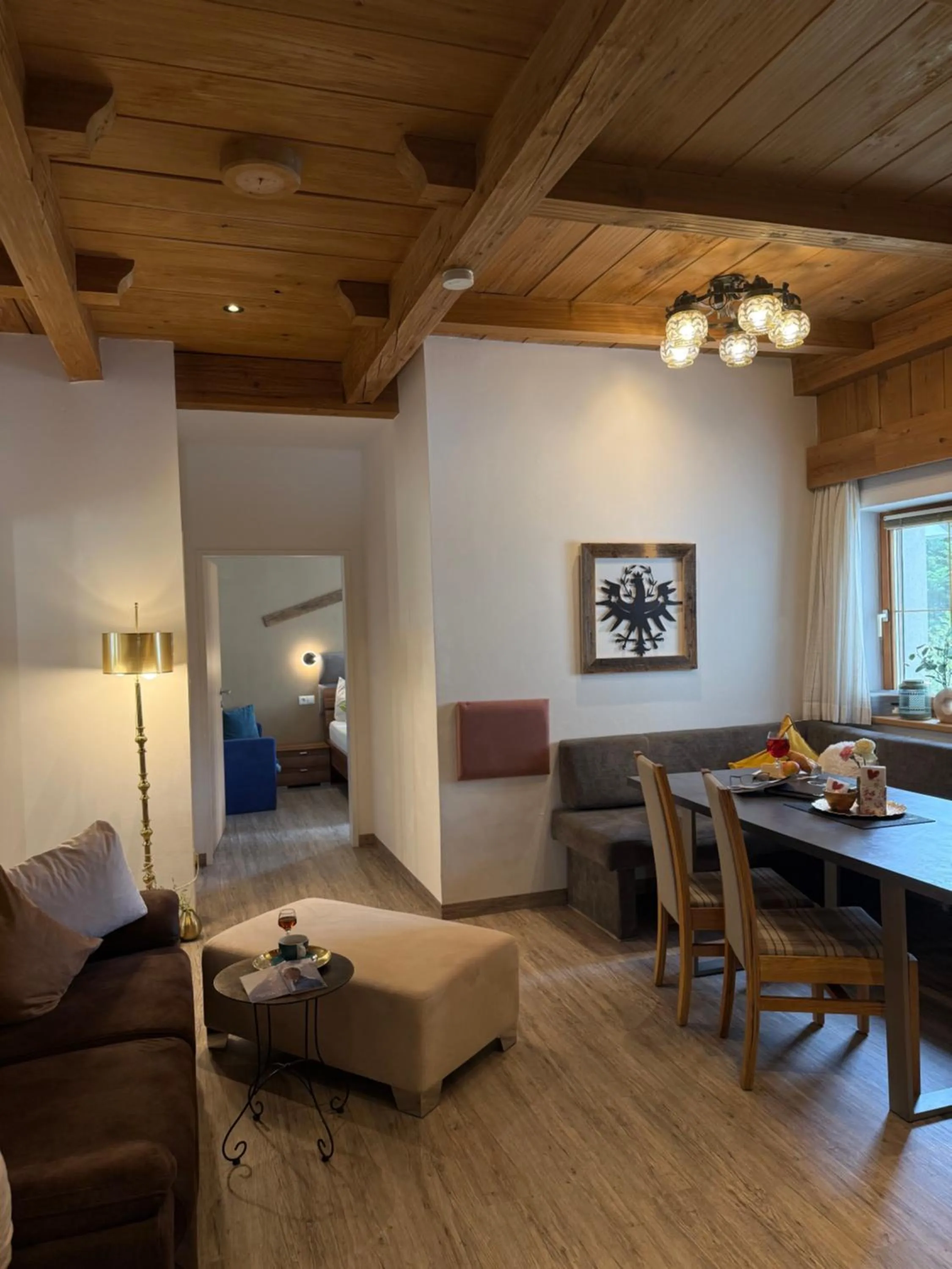 Living room in Restaurant Appartements Almdiele