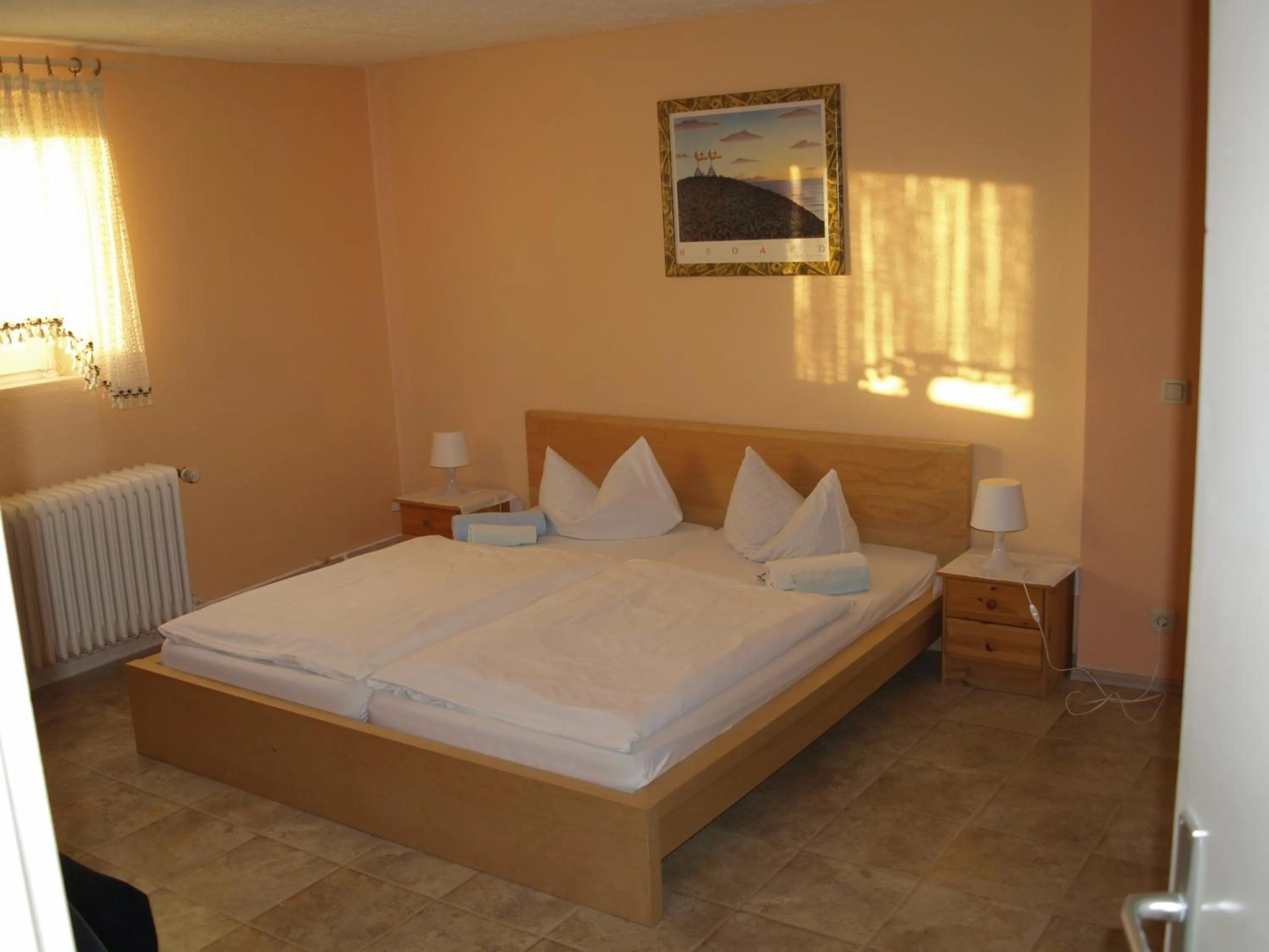 Bed in Hotel Auerhahn