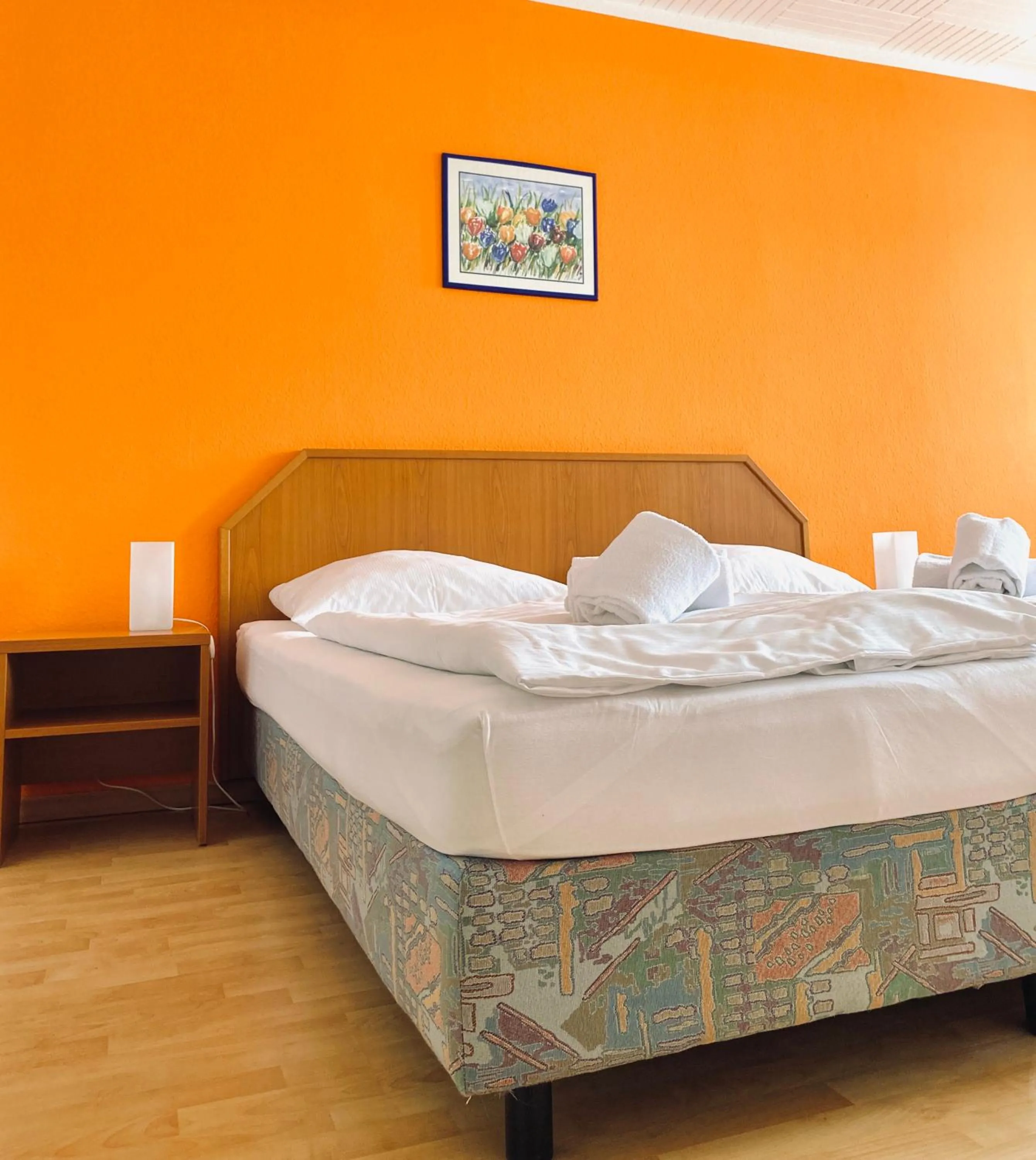 Bed in Hotel Auerhahn