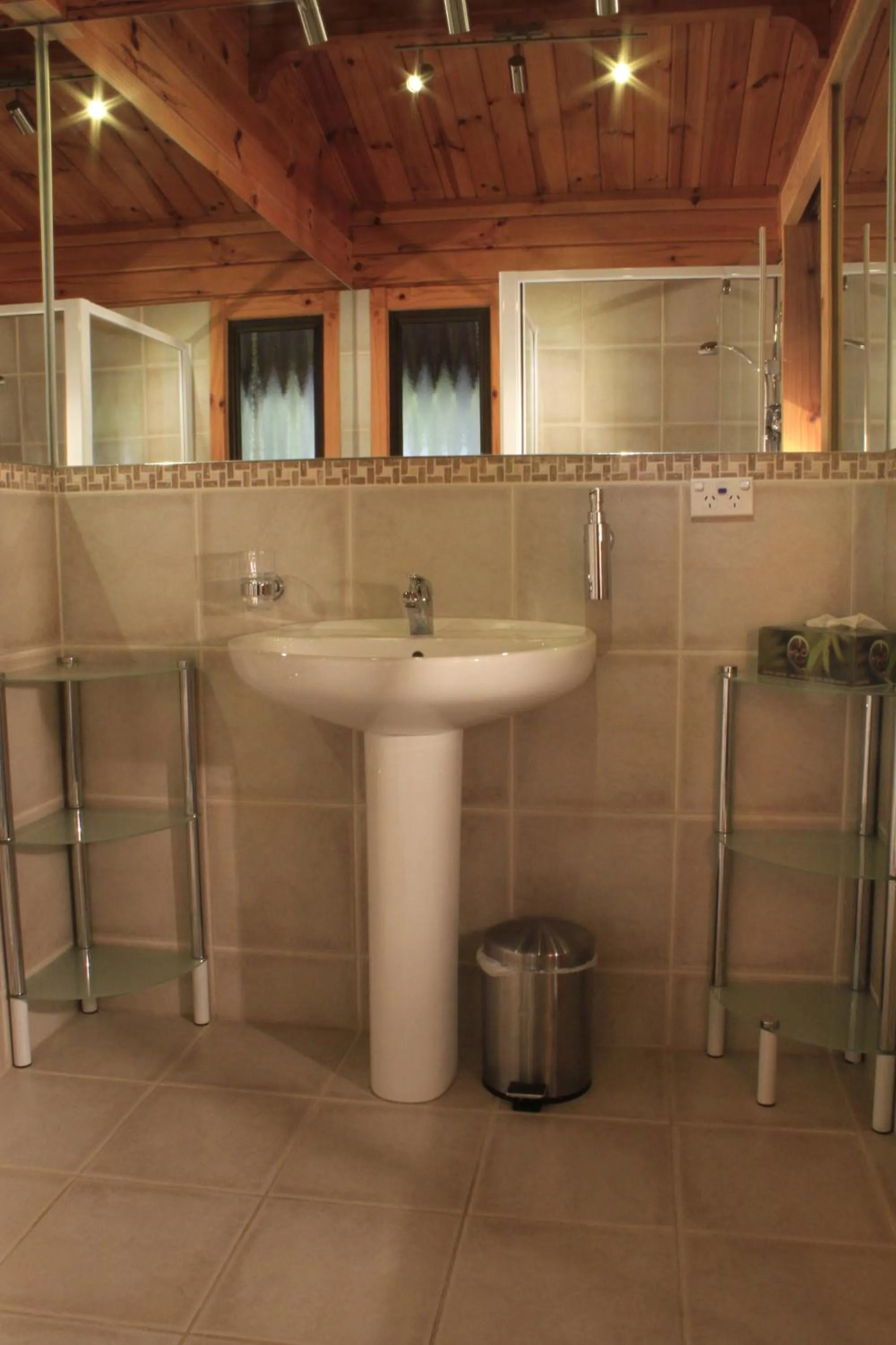 Bathroom in Kimi Ora Eco Resort