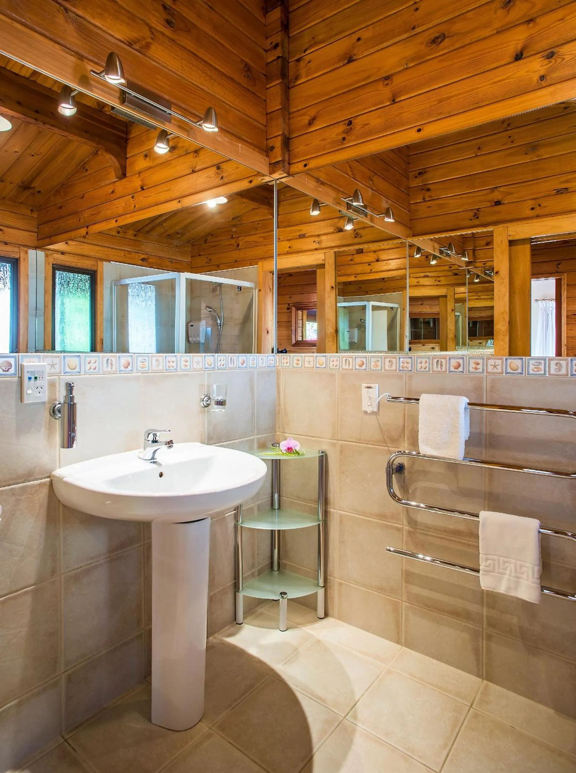 Bathroom in Kimi Ora Eco Resort