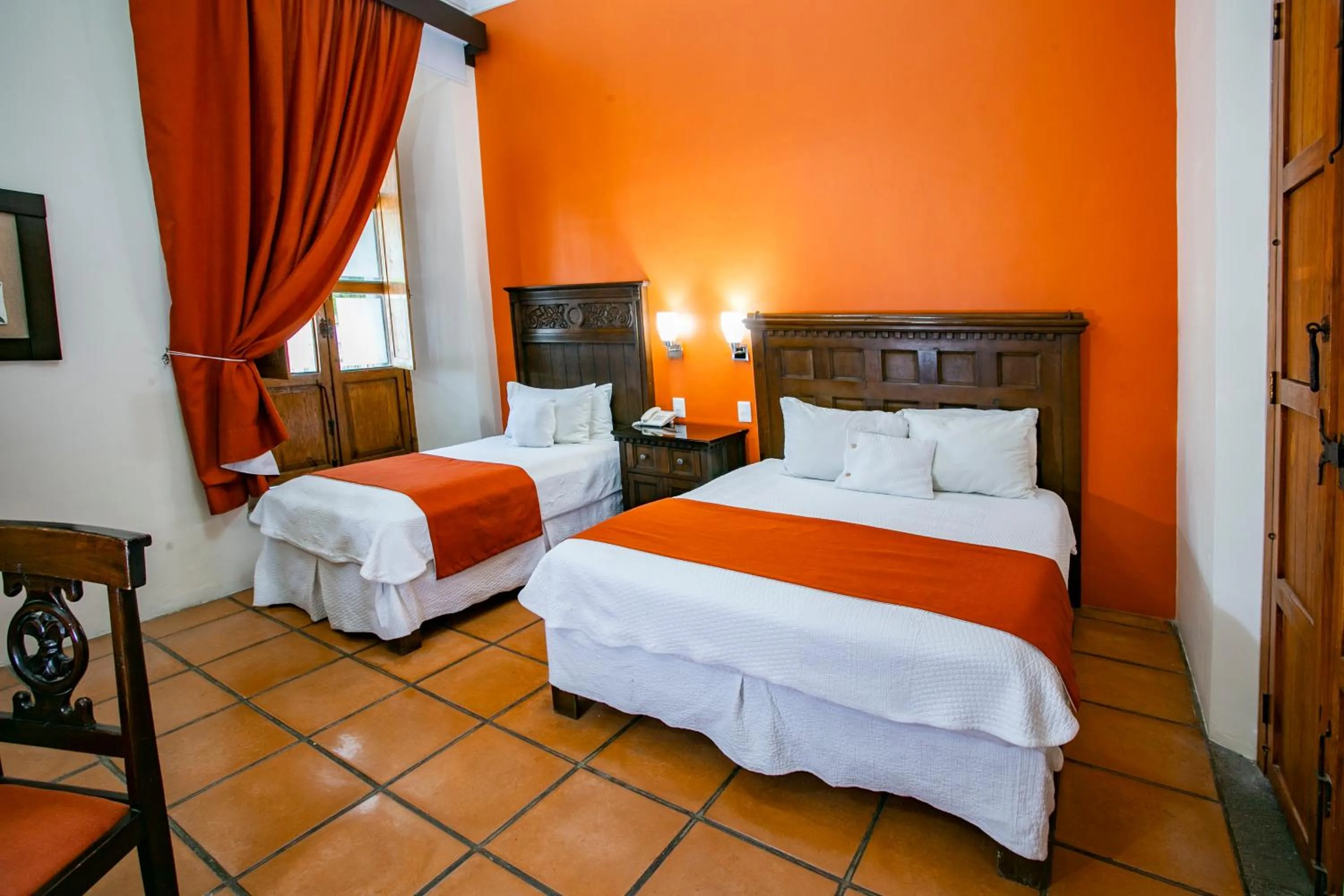 Bed in La Casa de los Patios Hotel & Spa