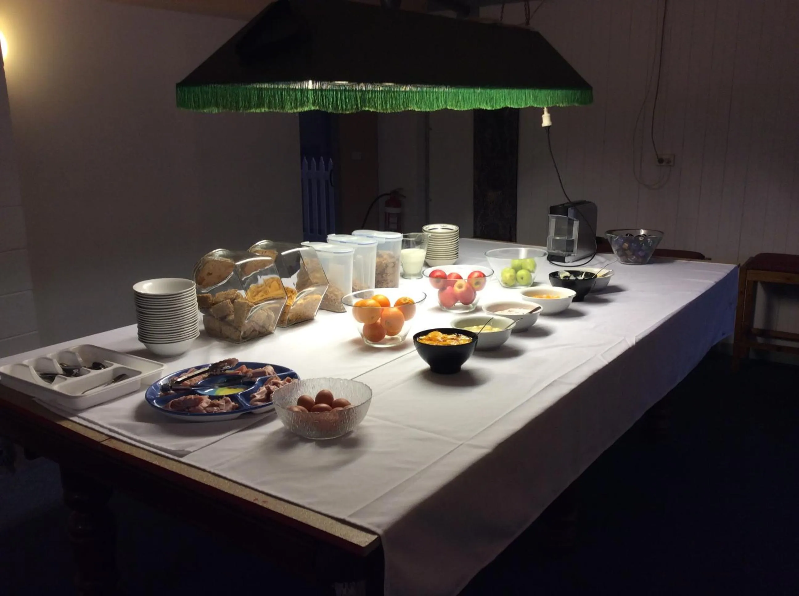 Continental breakfast in Chalet Jindabyne