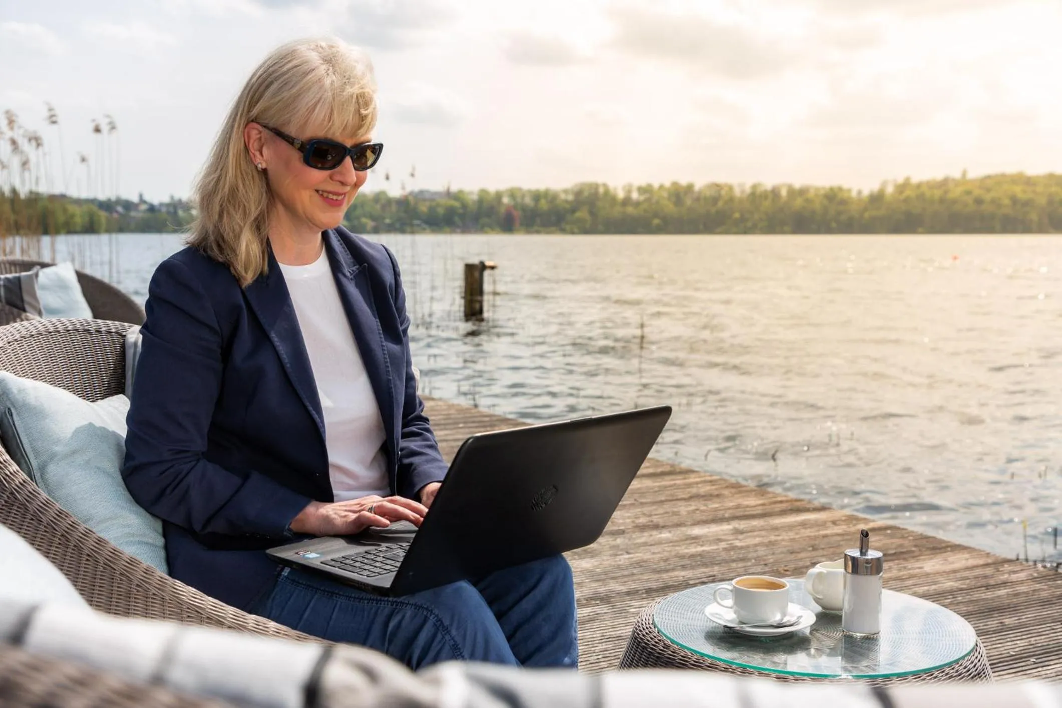 Lake view in Hotel Der Seehof