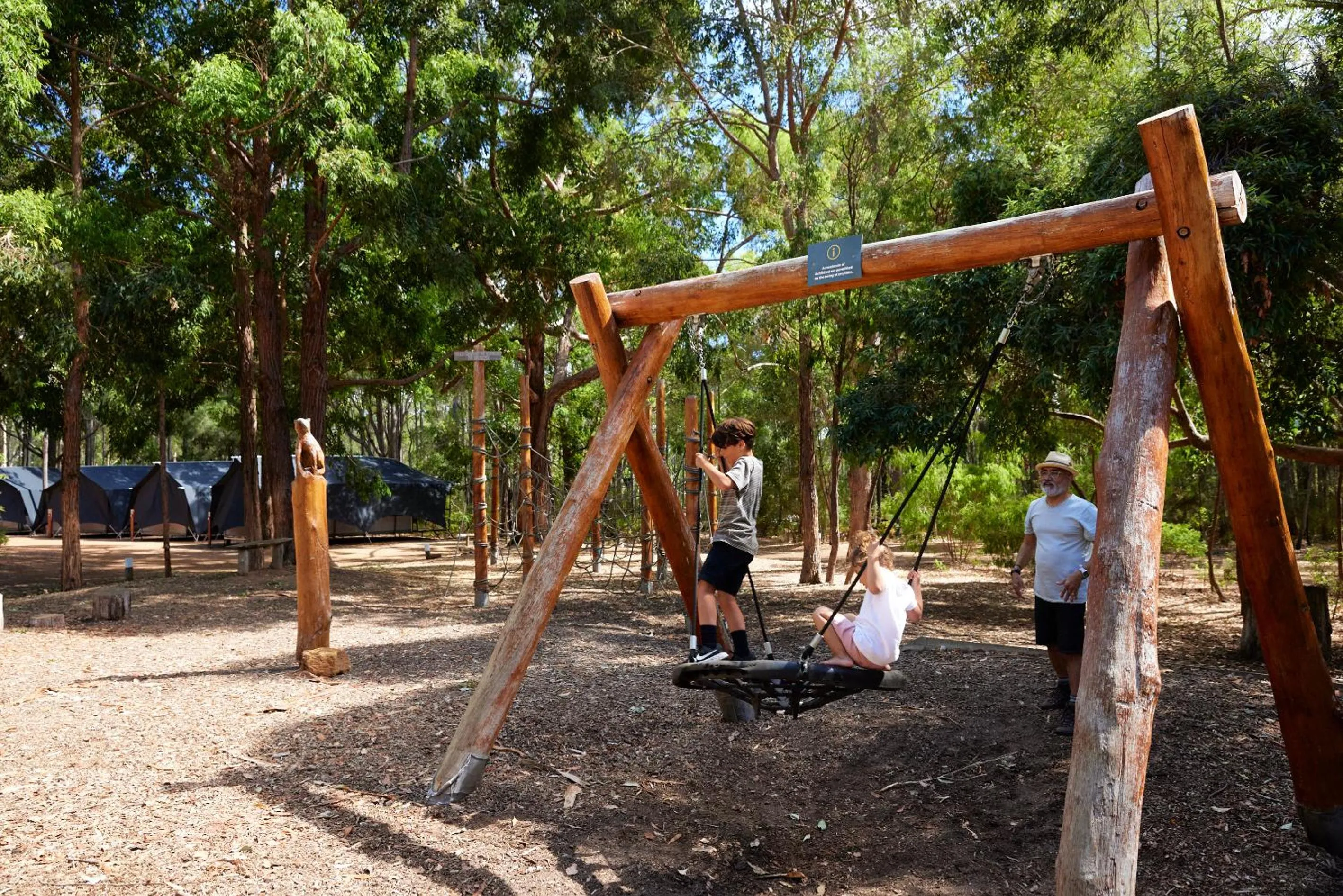 Children play ground in RAC Margaret River Nature Park