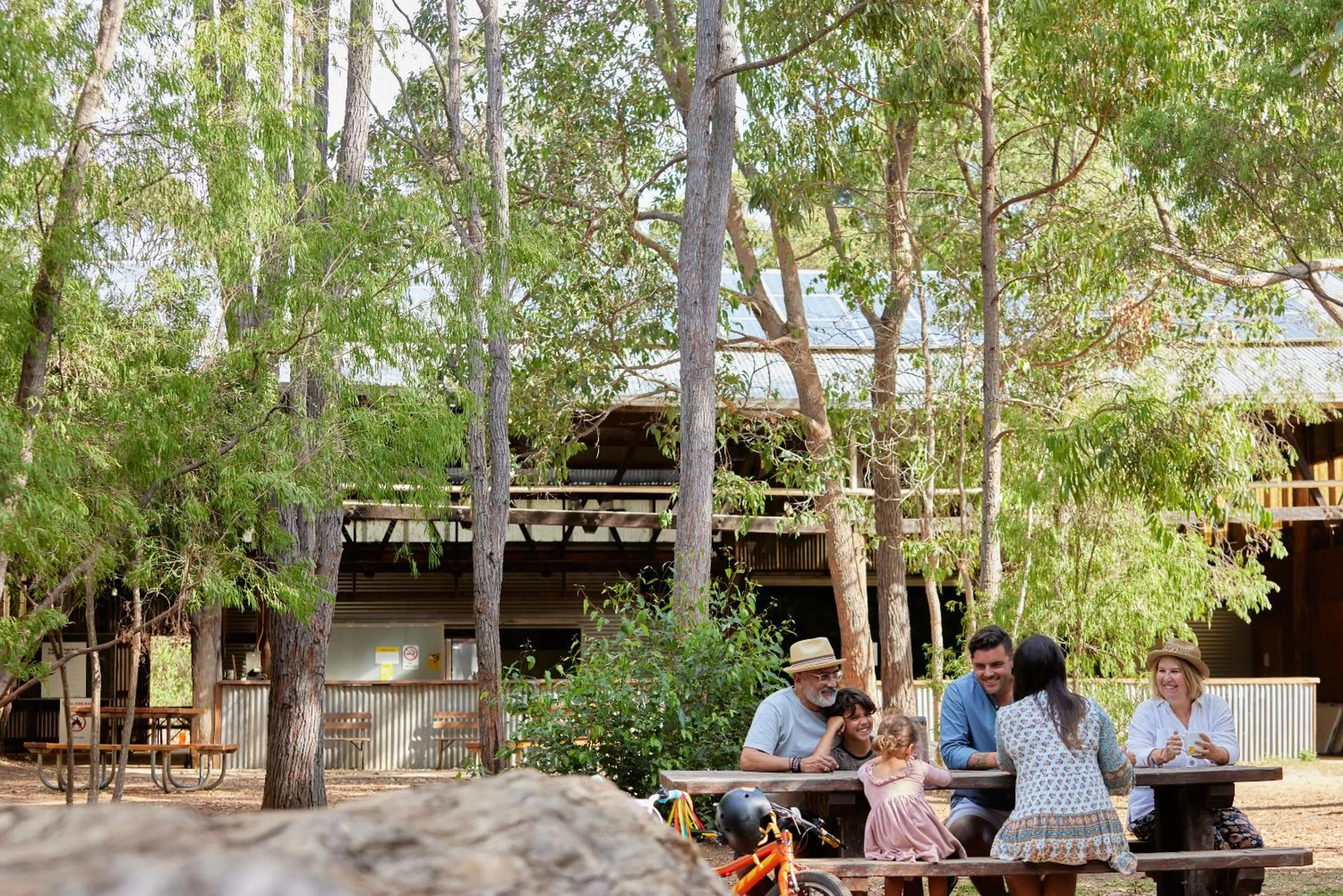 Seating area in RAC Margaret River Nature Park