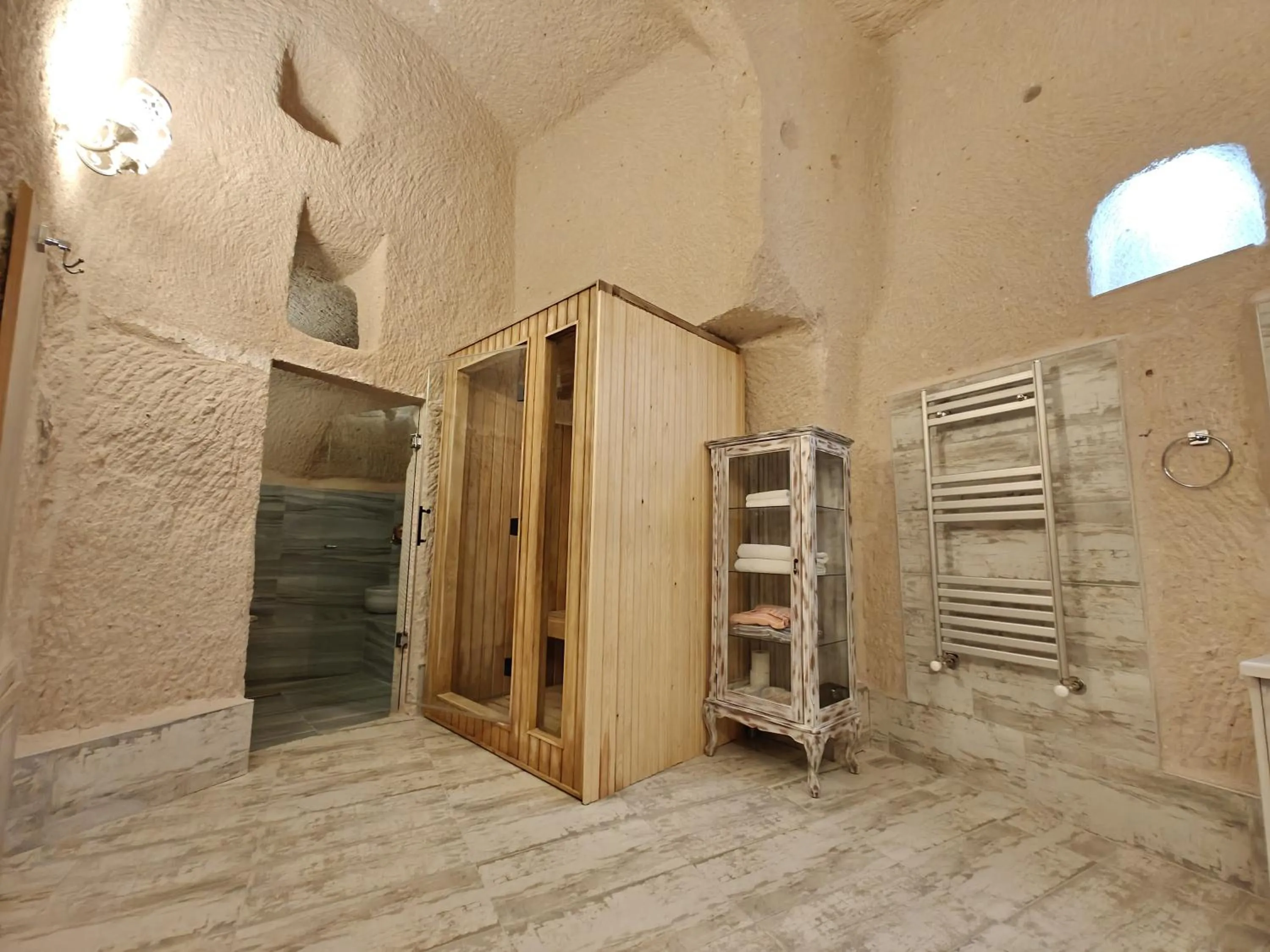 Sauna in Karlık Cave Suite Cappadocia