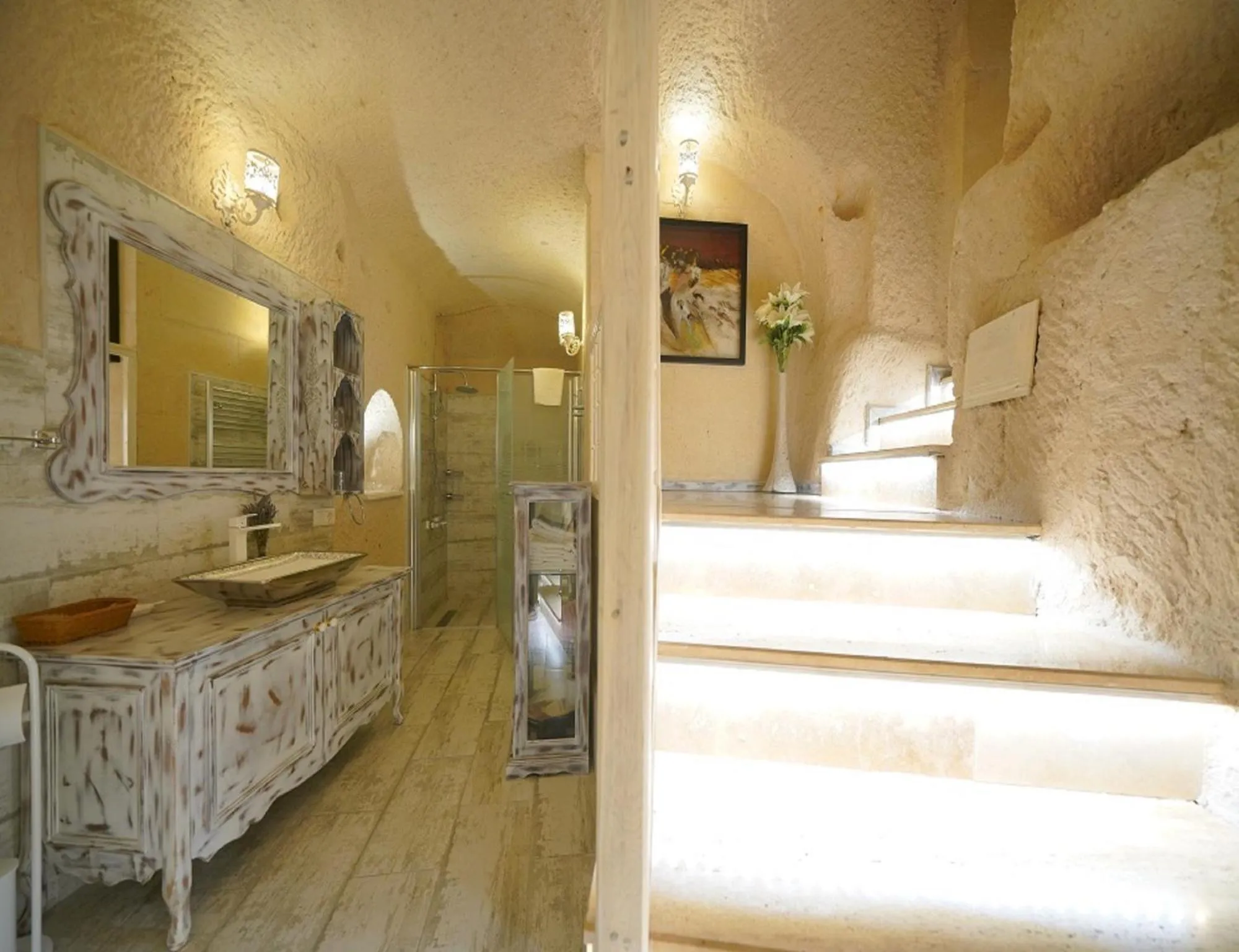 Bathroom in Karlık Cave Suite Cappadocia