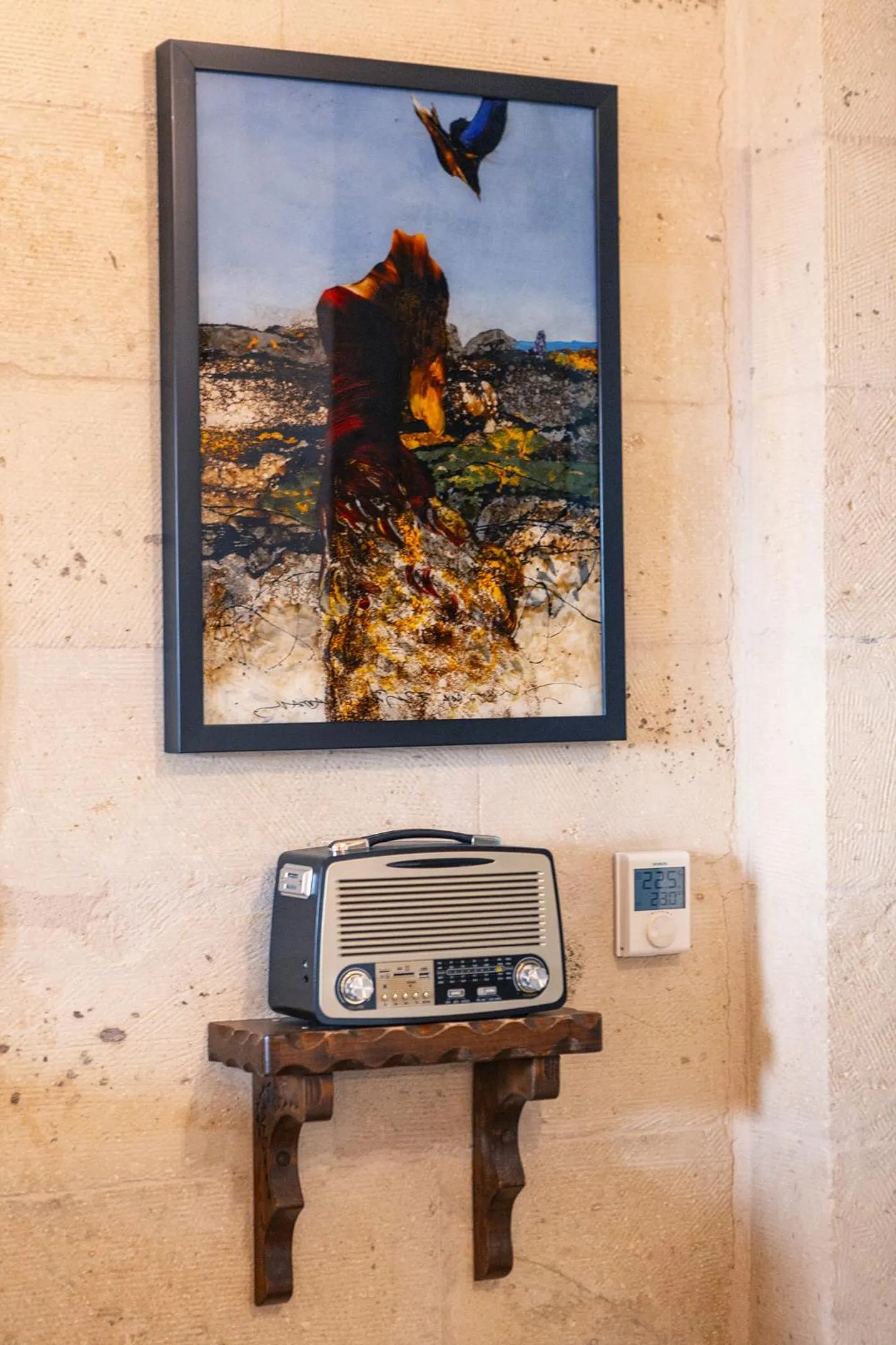 Decorative detail in Karlık Cave Suite Cappadocia