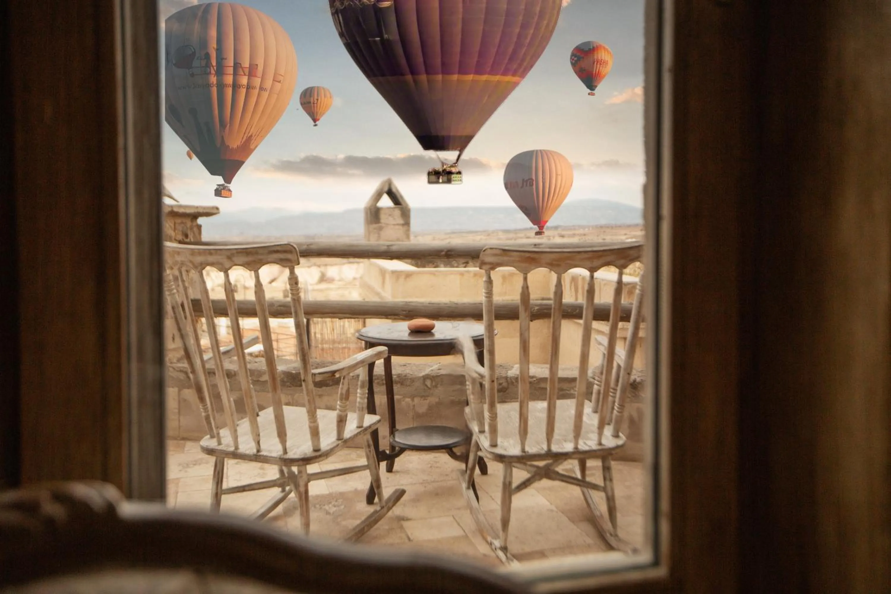 Natural landscape in Karlık Cave Suite Cappadocia