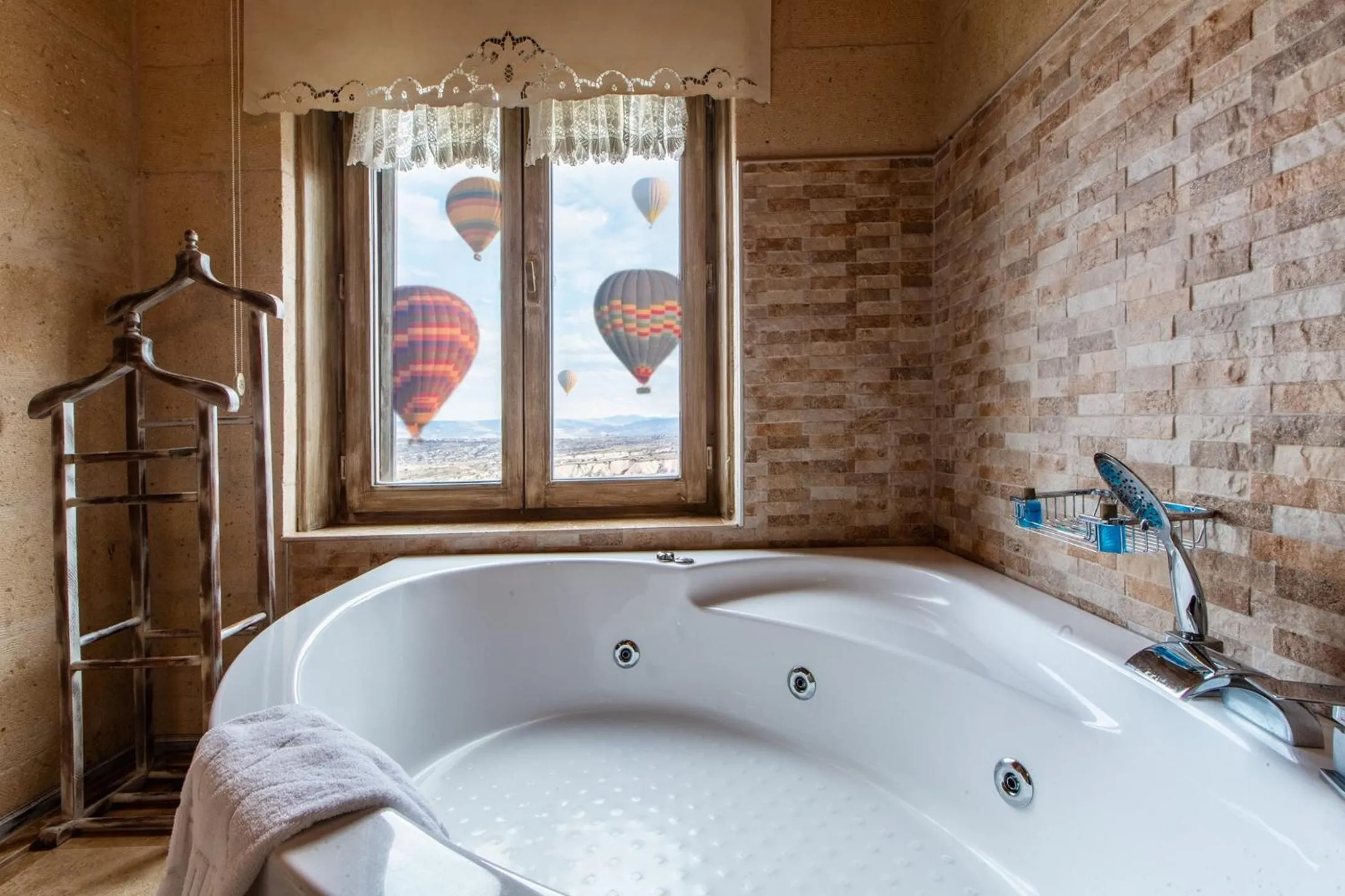 Natural landscape in Karlık Cave Suite Cappadocia